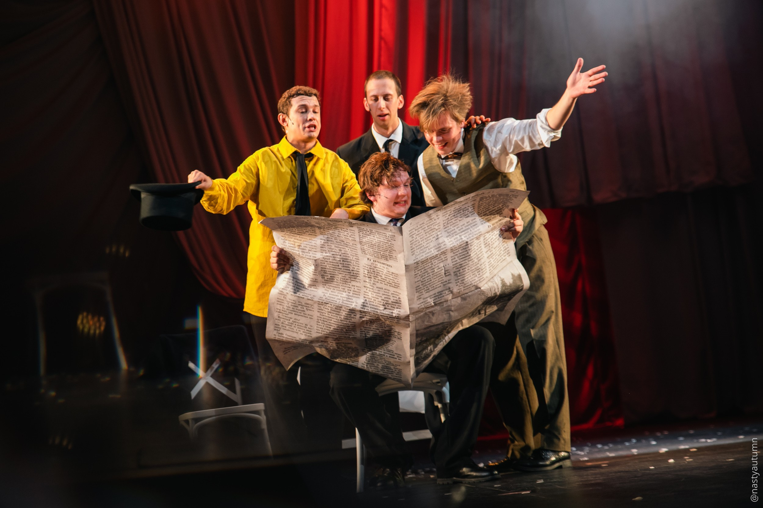 Генеральный прогон «Маяковский. Я сам.». Репортажный и концертный фотограф в Москве Анастасия Осень