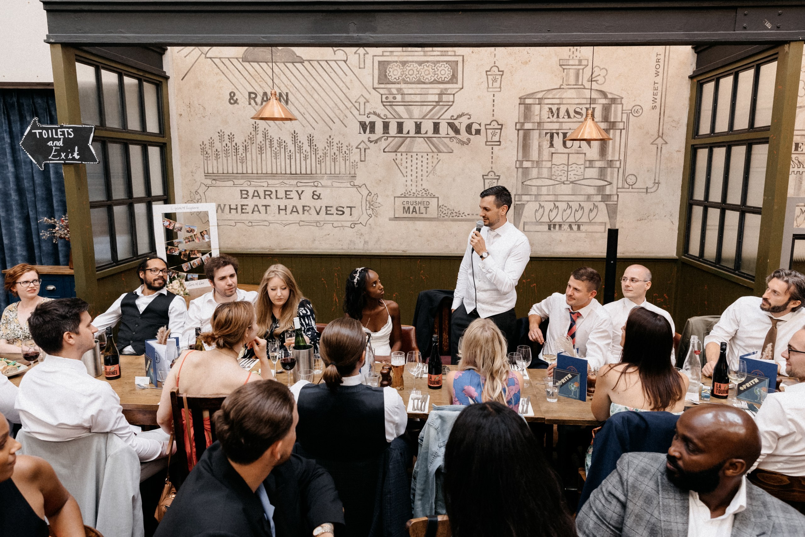 Denise & Tobias at The Old Brewery, Greenwich. Moments Catchers — Wedding Photography & Video Duo in London