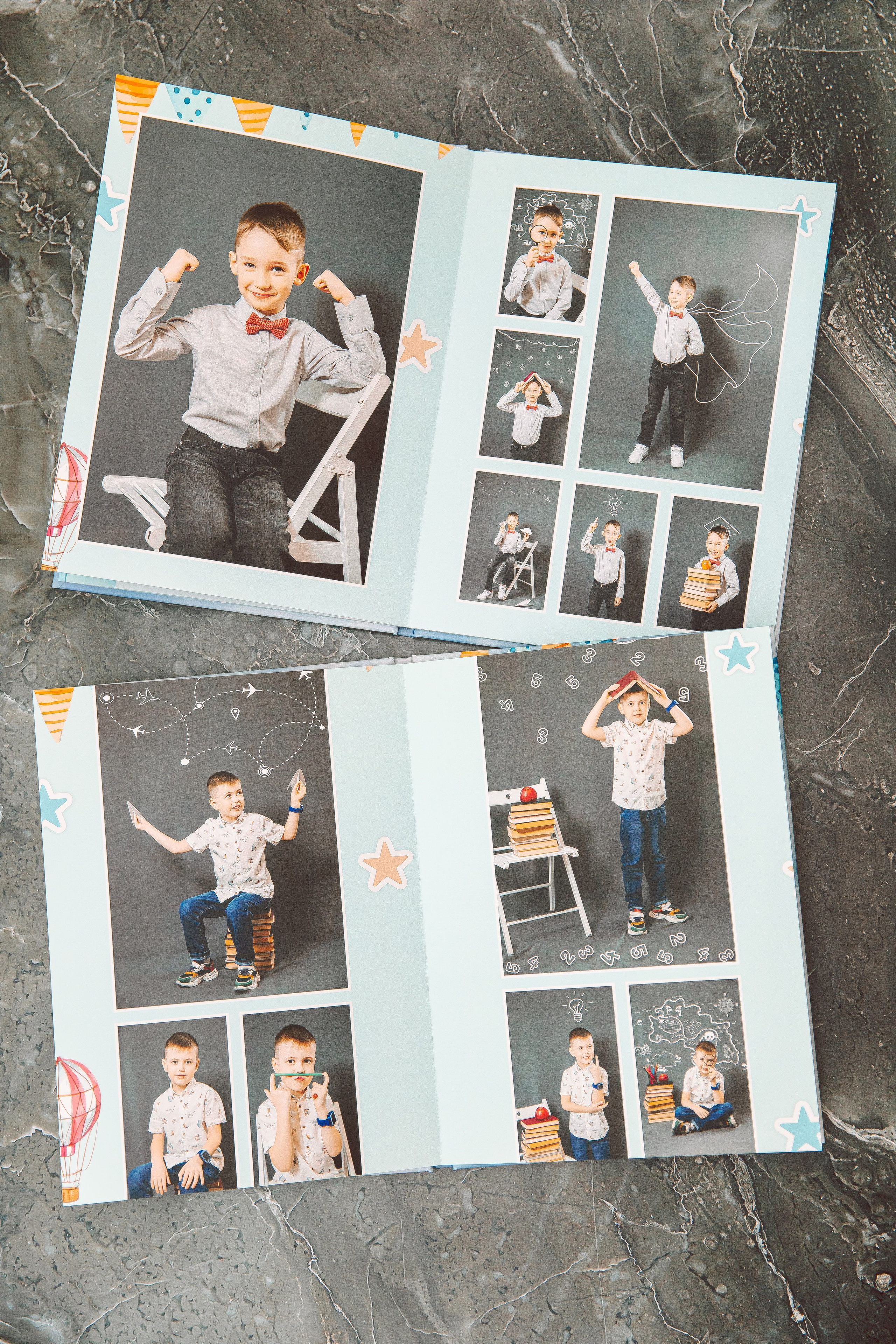 Выпускные альбомы_детский сад. Семейный и детский фотограф в Москве Тихонова Ксения
