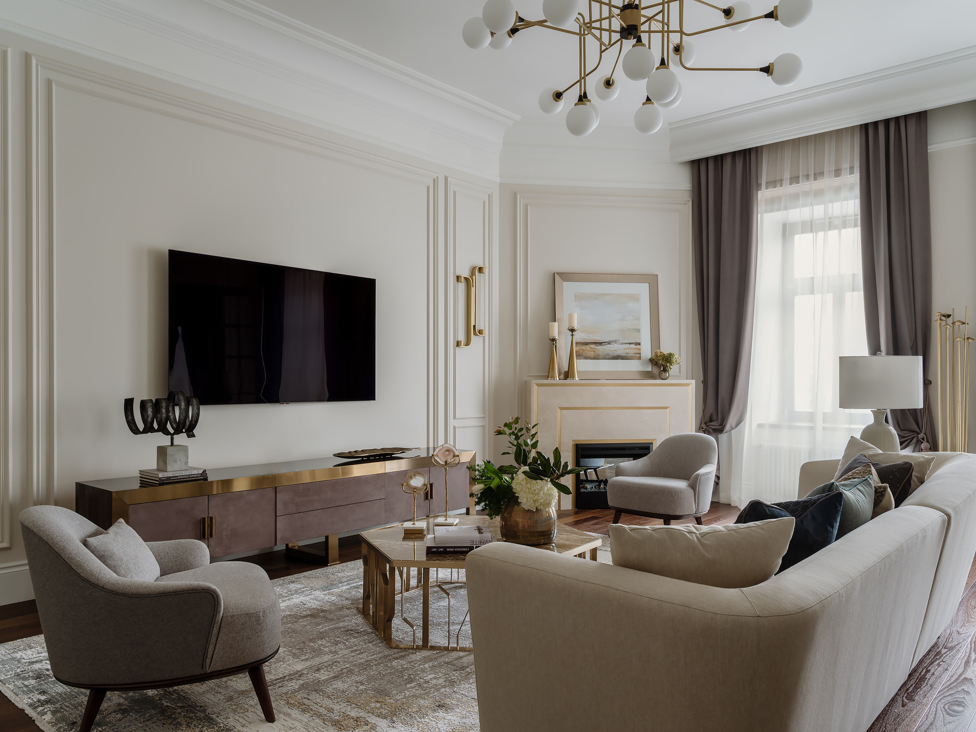 Милютинский переулок. Дизайн интерьера в Москве