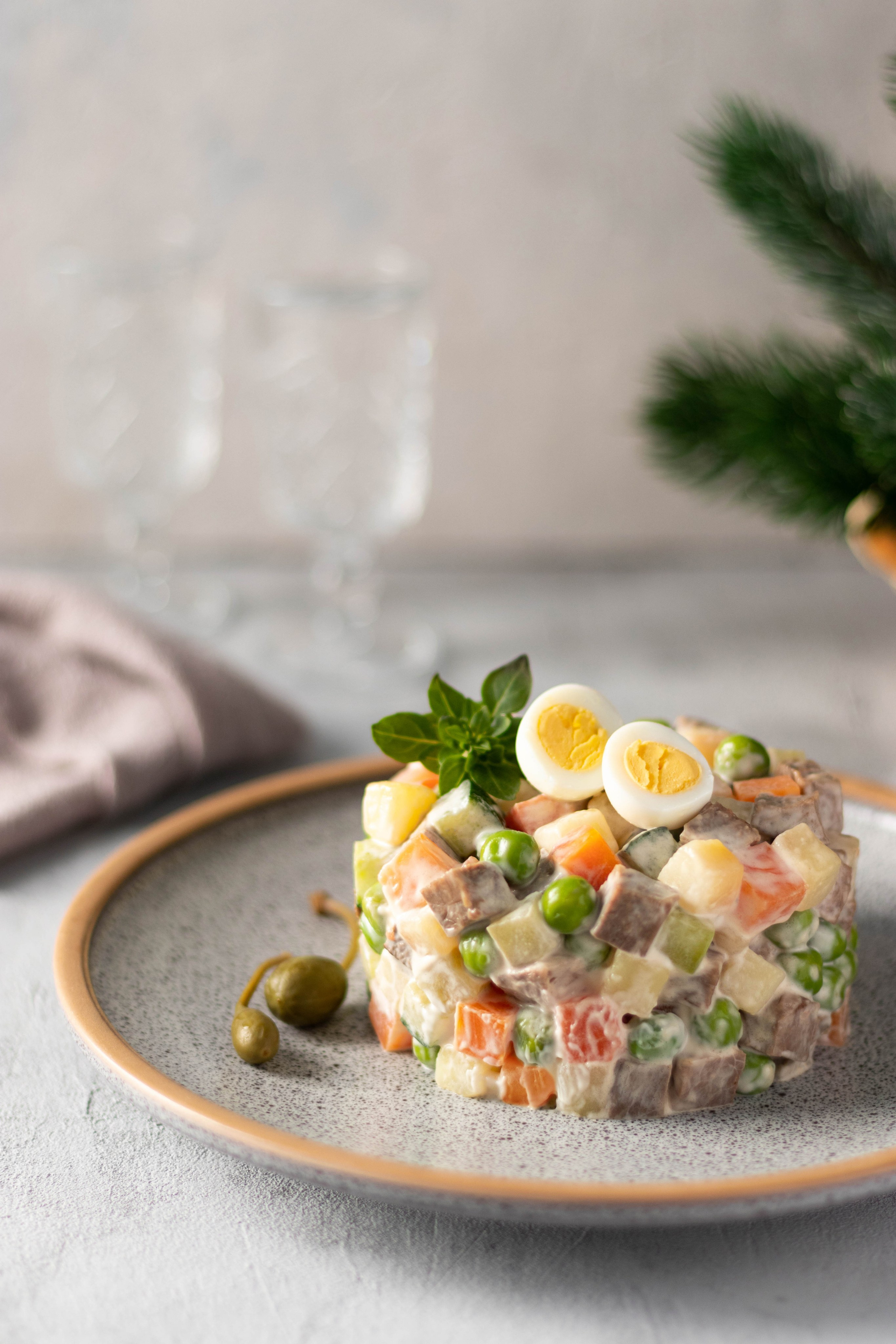 Оливье. Ольга Кирсанова фуд-фотограф, фуд-стилист, Москва