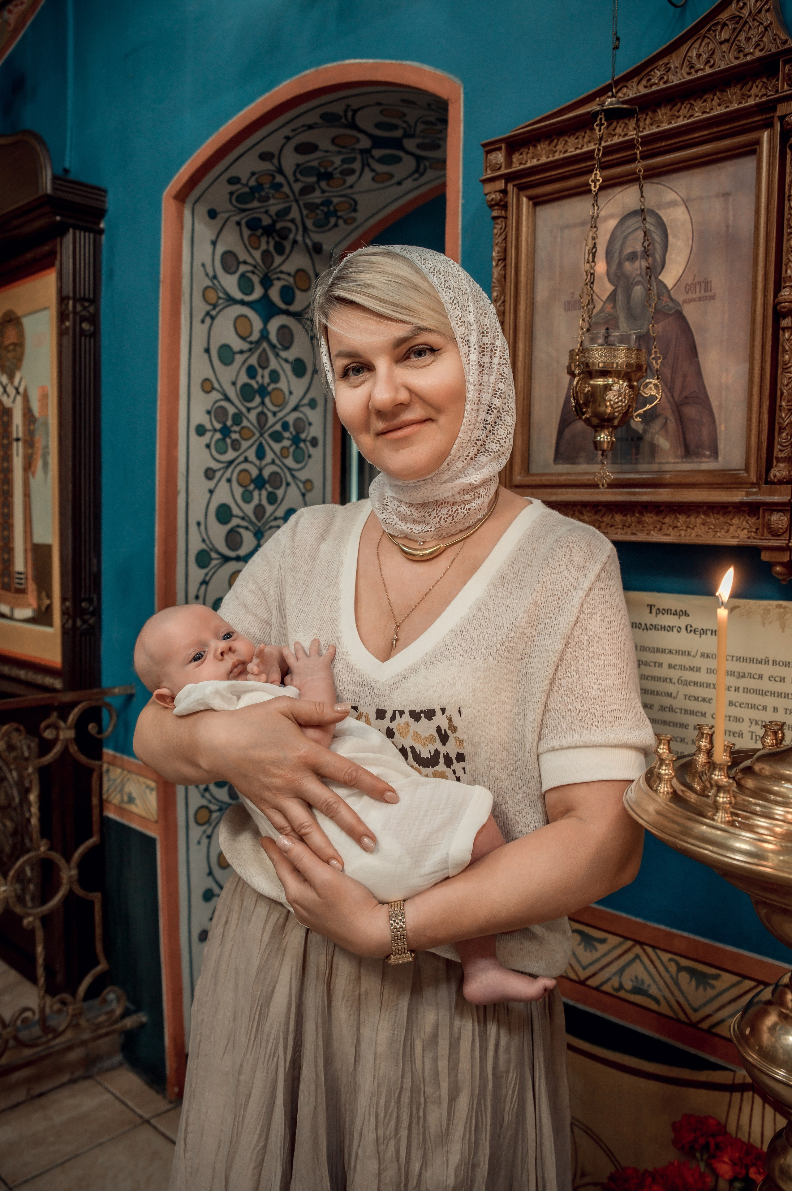 Таинство Крещения Филиппа, Храм святых Новомучеников и Исповедников Российских г. Волжский. Церковный, семейный и репортажный фотограф Волгоград, Волжский