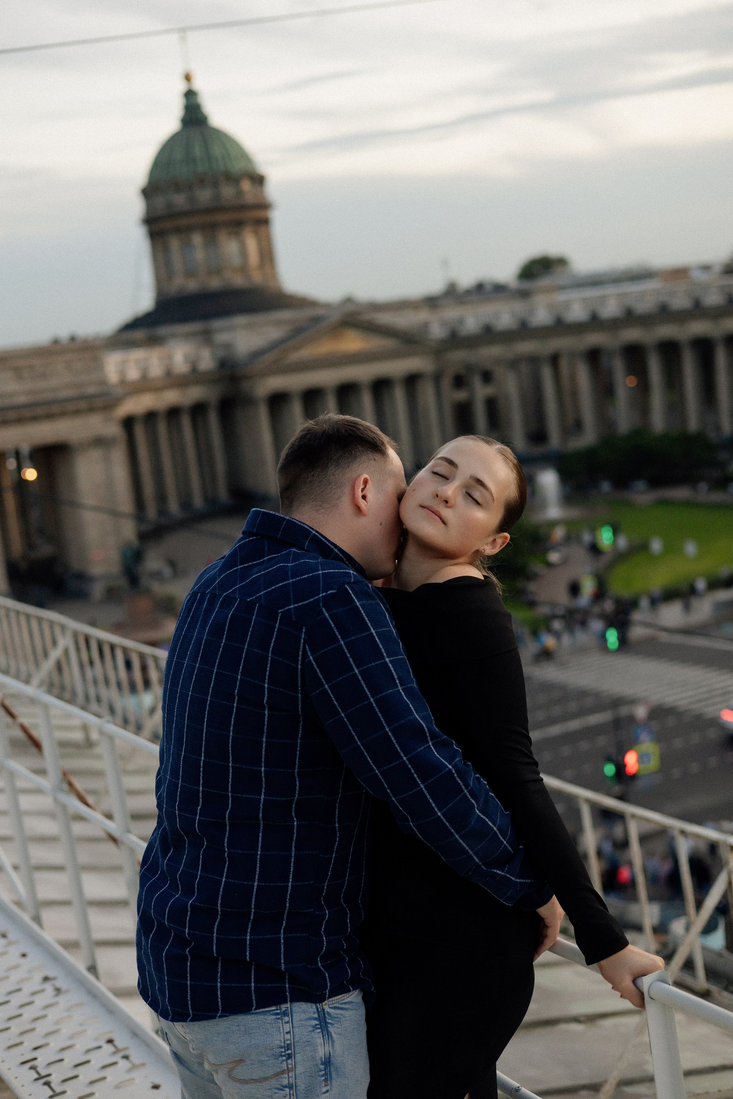 Романтика питерских крыш. Свадебный фотограф в Санкт-Петербурге Ксения Кобышева