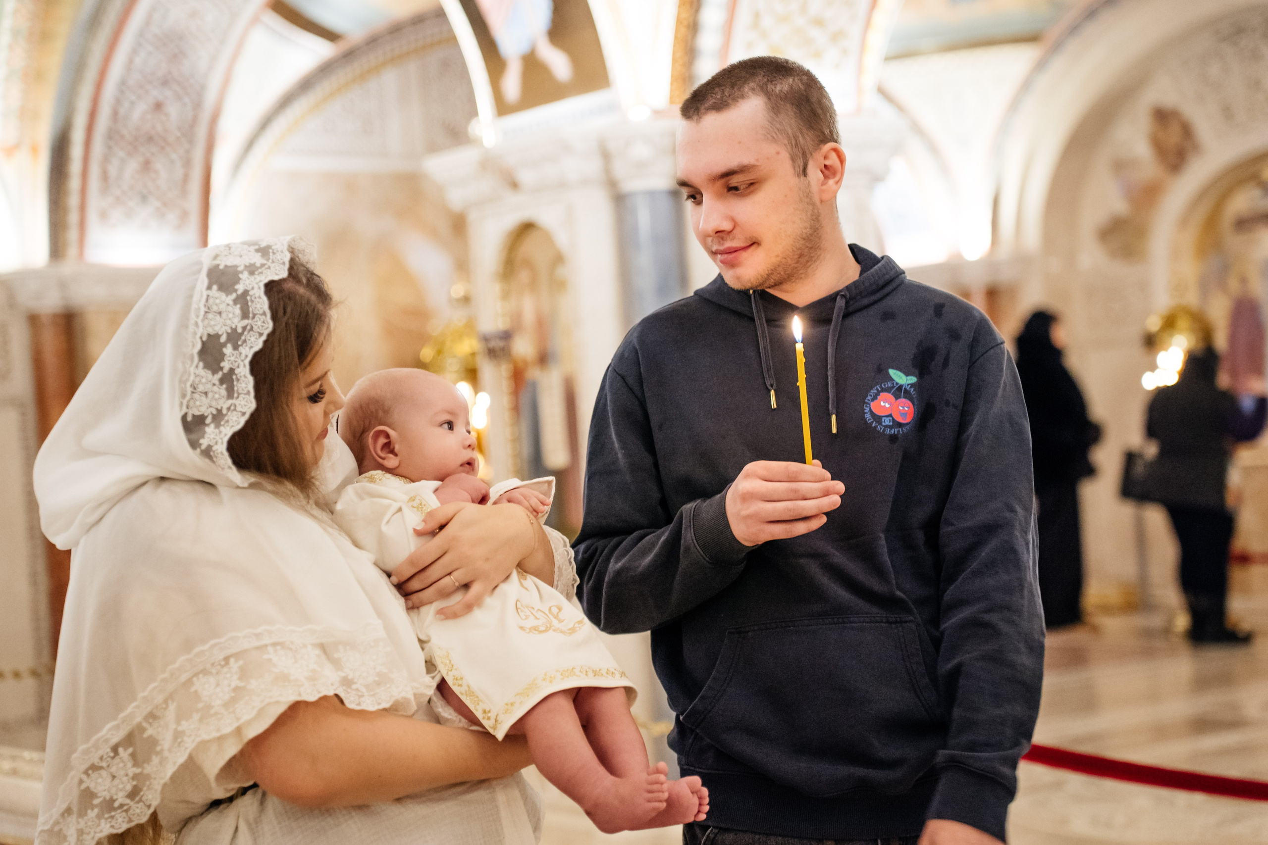 Крещение. Видеограф и Фотограф в Челябинске Ксения и Владимир Рюмины