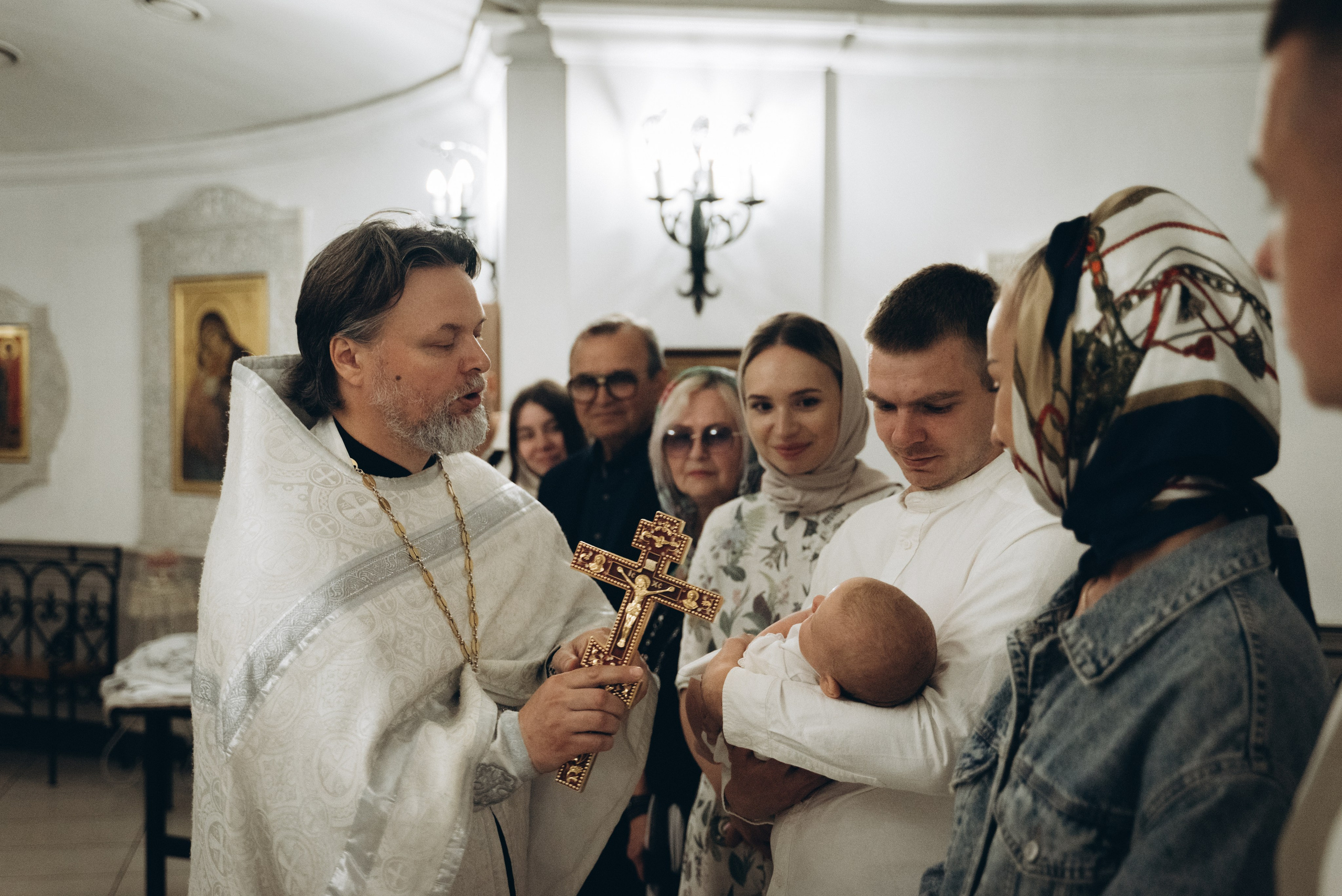 Крещение Максима (Криптовый храм в честь собора Новомучеников). Семейный фотограф в Минске Дарья Дреко