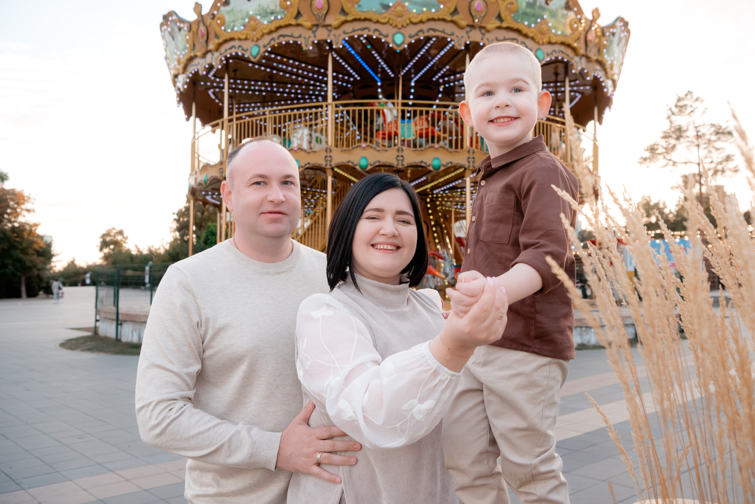 Семья в ЦПКиО