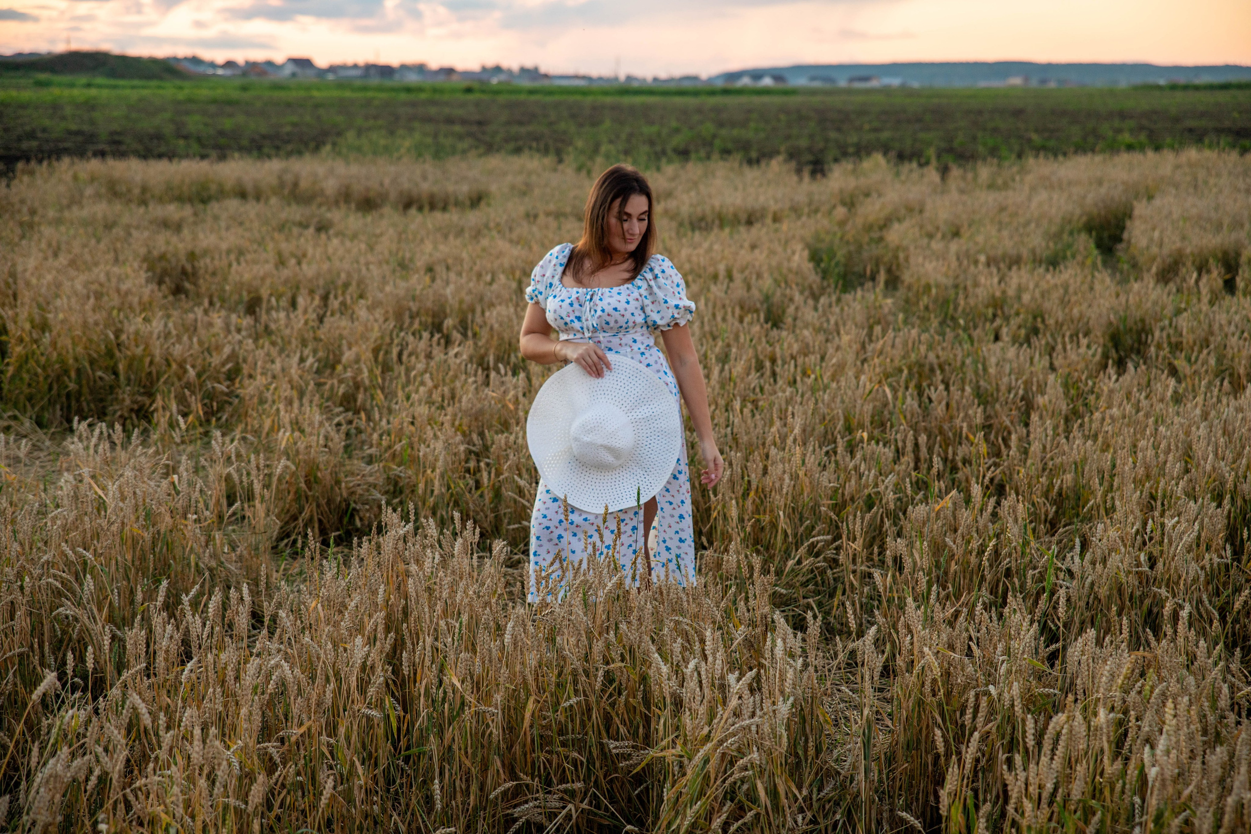 Фотосет в подсолнухах. Алена и Арина. Фотограф Лапочкина Татьяна