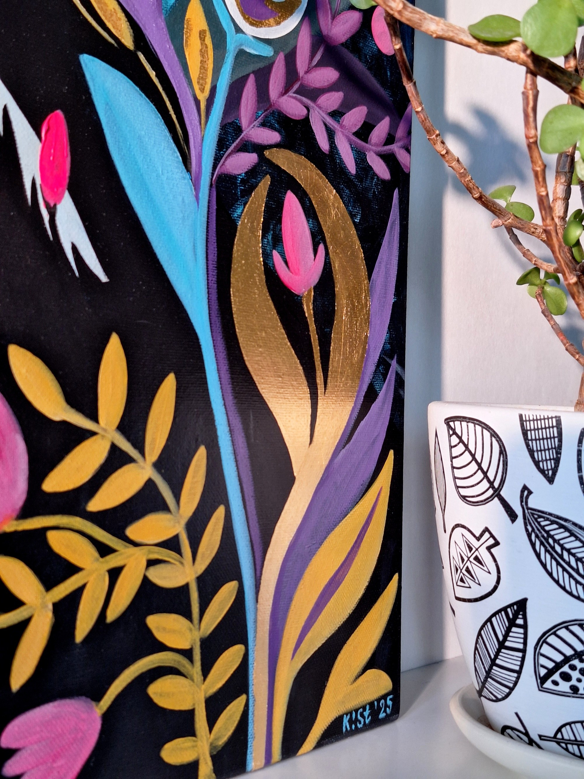 Дивный сад. Художник Анастасия Кисткина, Петербург