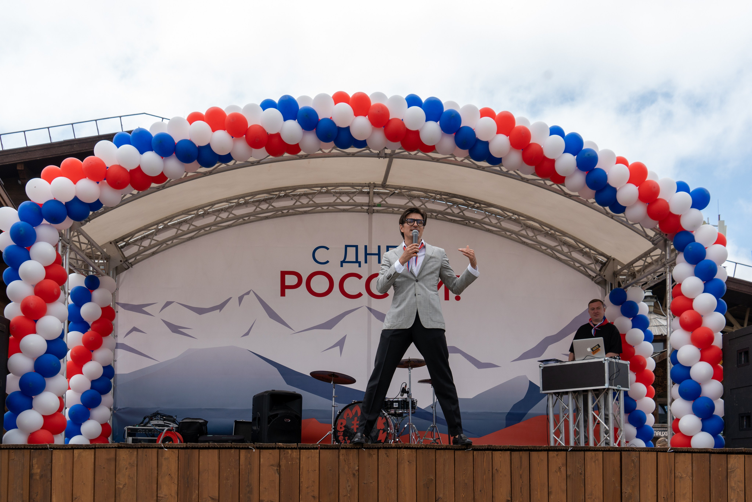 День России на курорте Газпром 2023. Репортажный фотограф в Красной Поляне и Сочи Павлюченко Екатерина