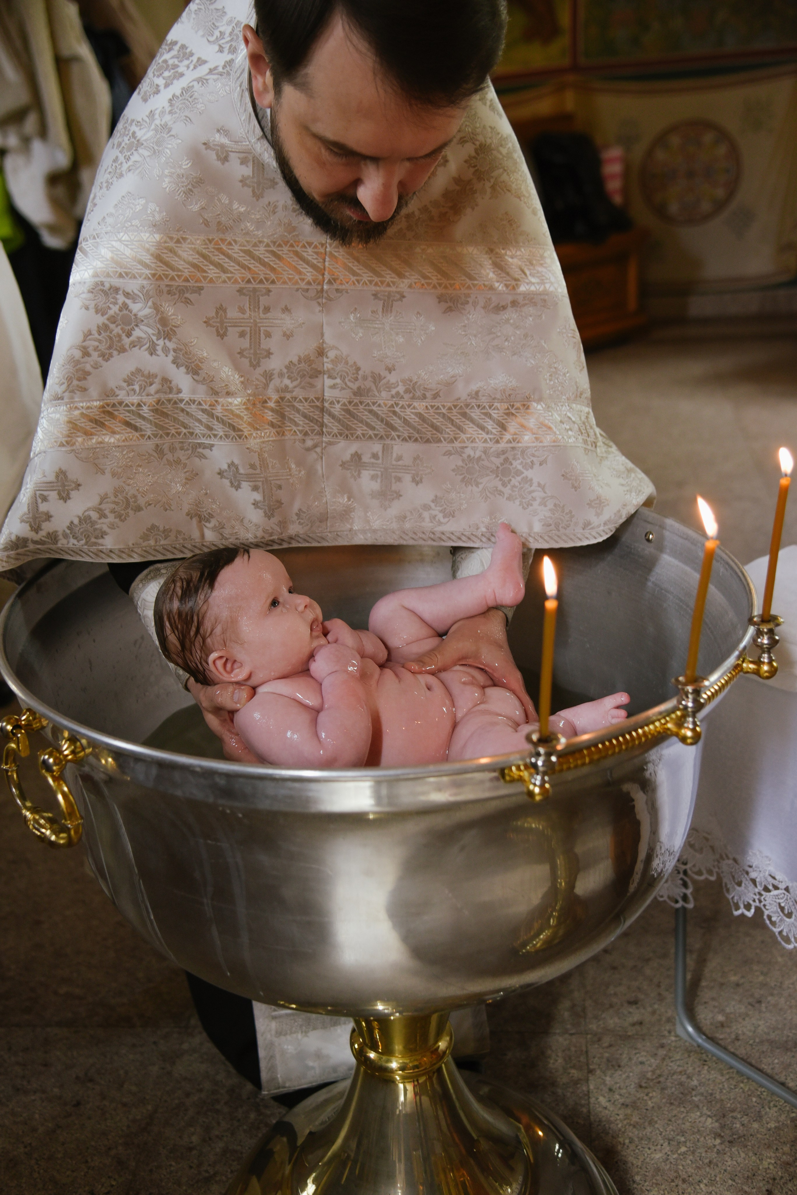 Таинство крещения Виктории. Фотограф Лола Волна, город Москва
