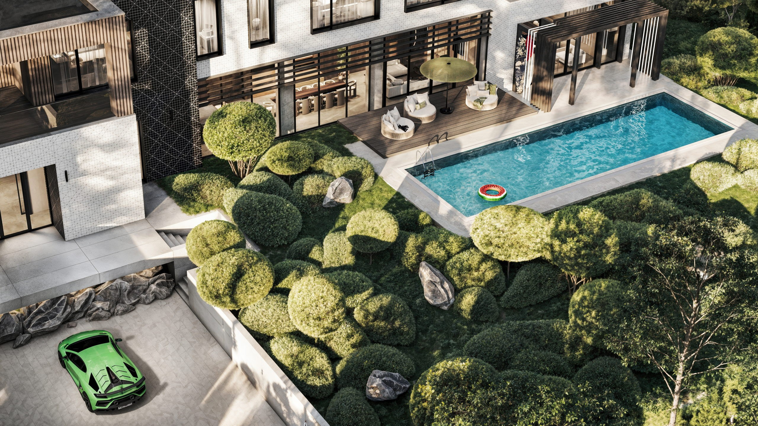 Дом от дизайн студии RED ROBOT DESIGN. Архитектор | дизайнер | художник Сергей Ратчин в Москве