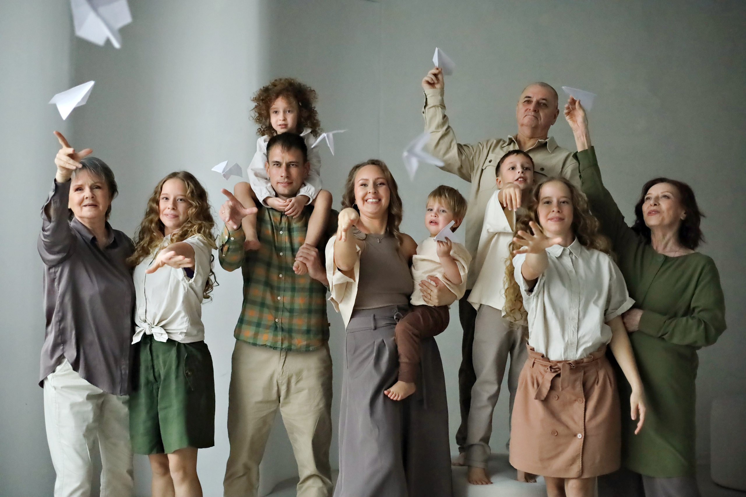 Большая семья (МК Насти Околот). Семейный фотограф в Казани Римма Гатауллина