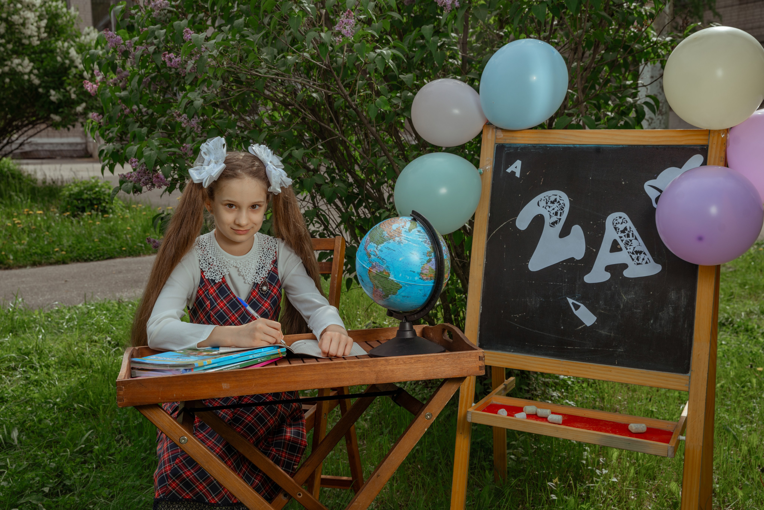 Школьная фотозона. Семейный и детский фотограф в Нижнем Новгороде