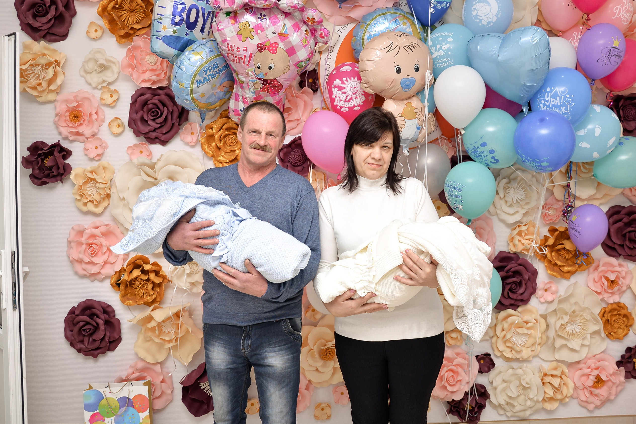 Выписка Королевской двойни. Семейный и свадебный фотограф Галина Абакумова, фотосессии в Белгороде