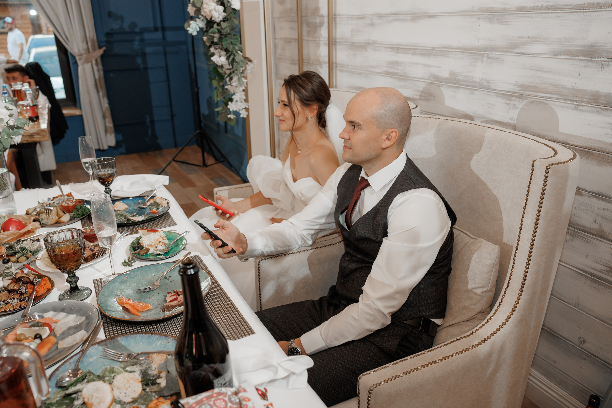 Полина и Дмитрий, загородный клуб «Барин», ЗАГС в г. Пушкино. Свадебный и репортажный фотограф (Москва, Королев и другие)