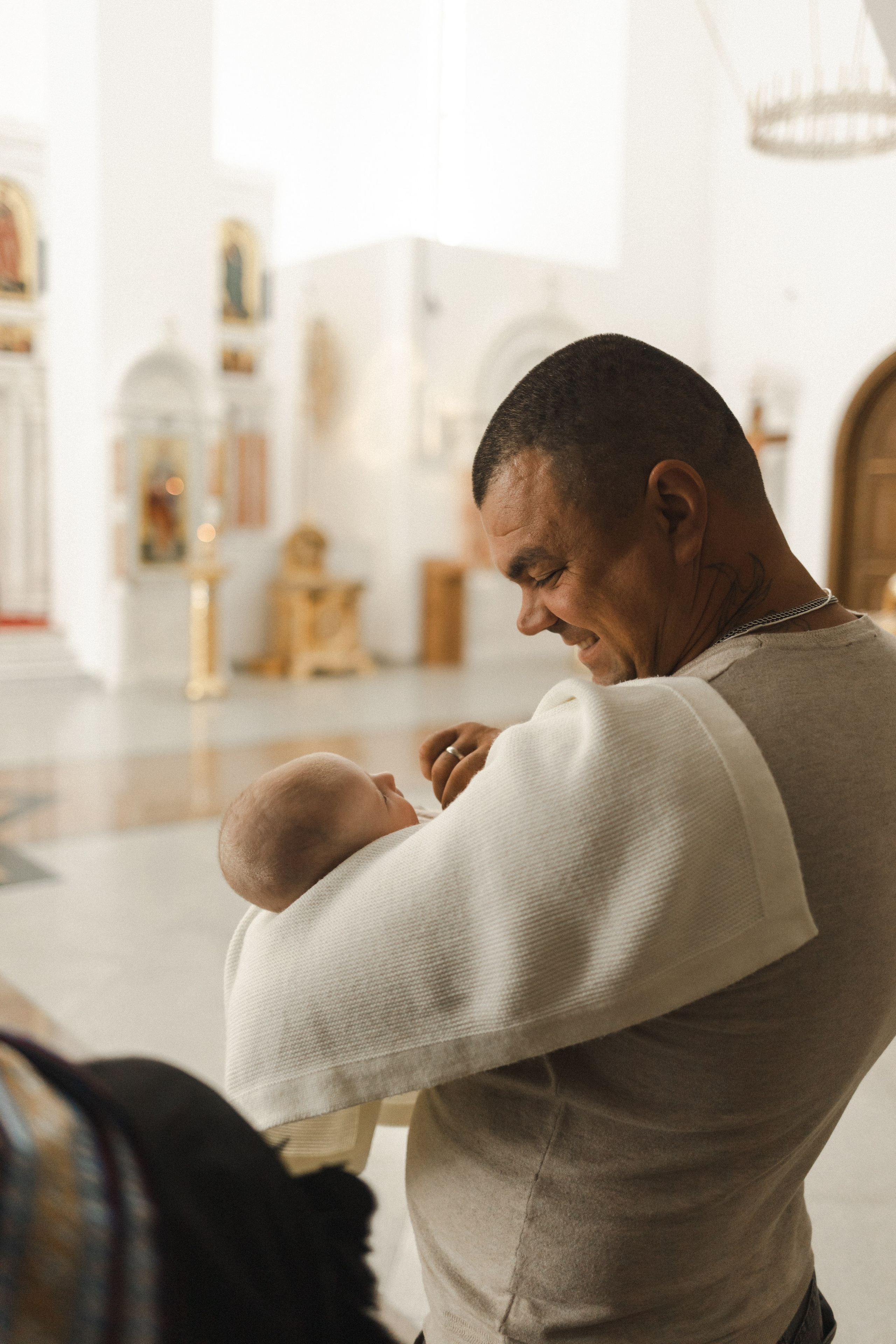 Крещение Стефании. Семейный фотограф в Москве