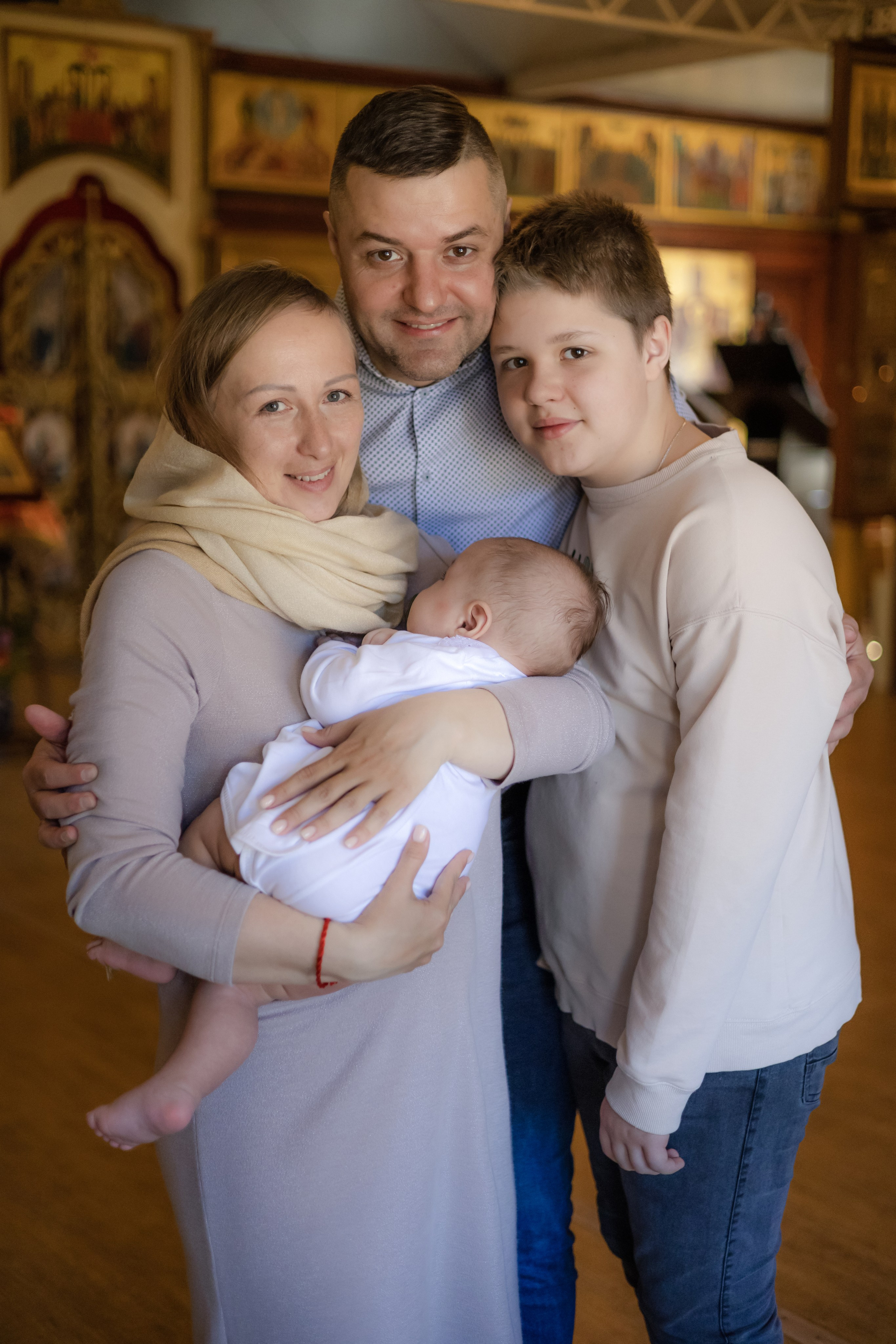 Крещение Игоря «Храм в честь св. Георгия Победоносца». Детский и семейный фотограф Евгения Вахнеева Москва Зеленоград