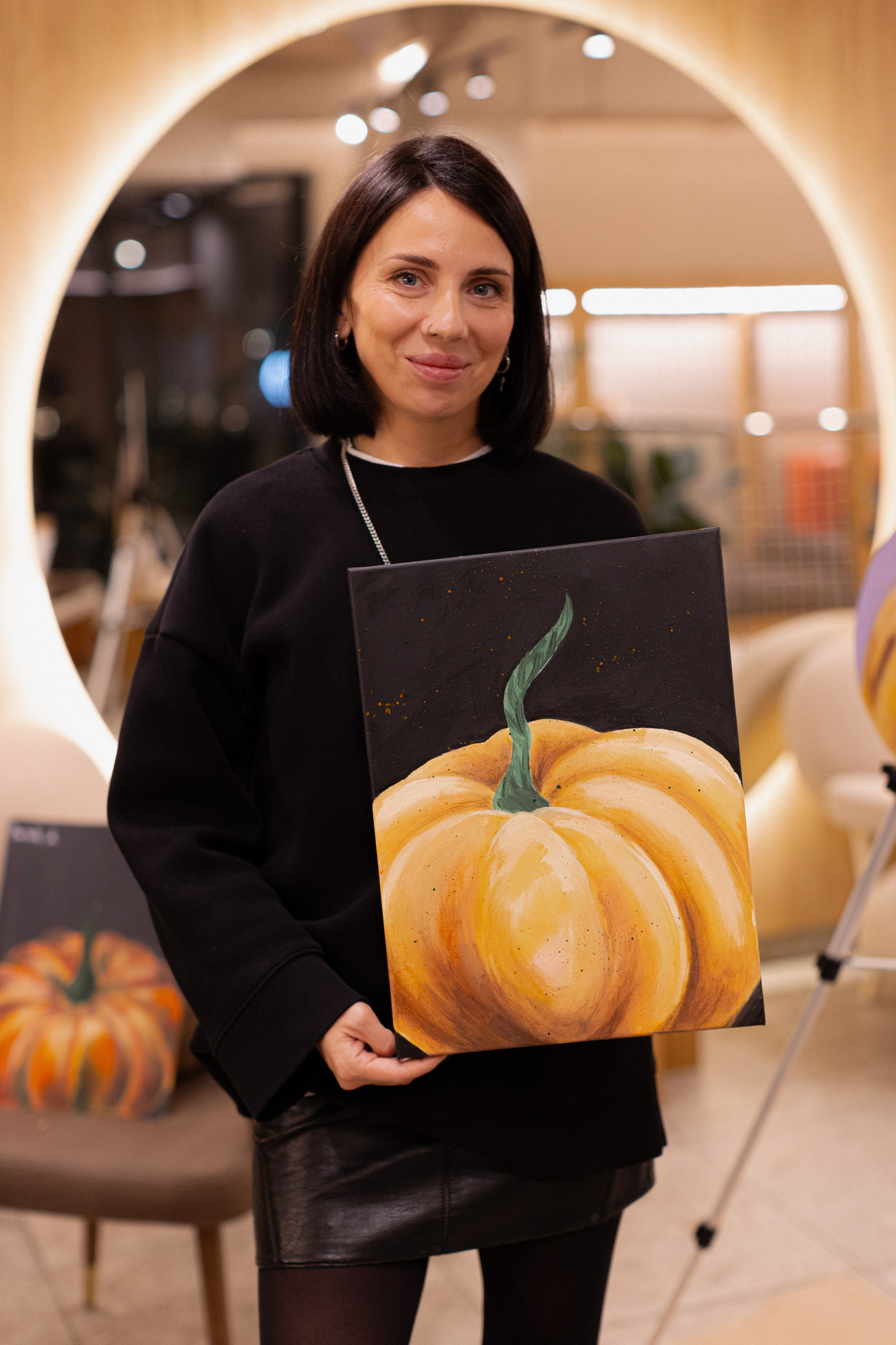 МК Тыква в кафе Здрасте. Анастасия Ракчеева Художник