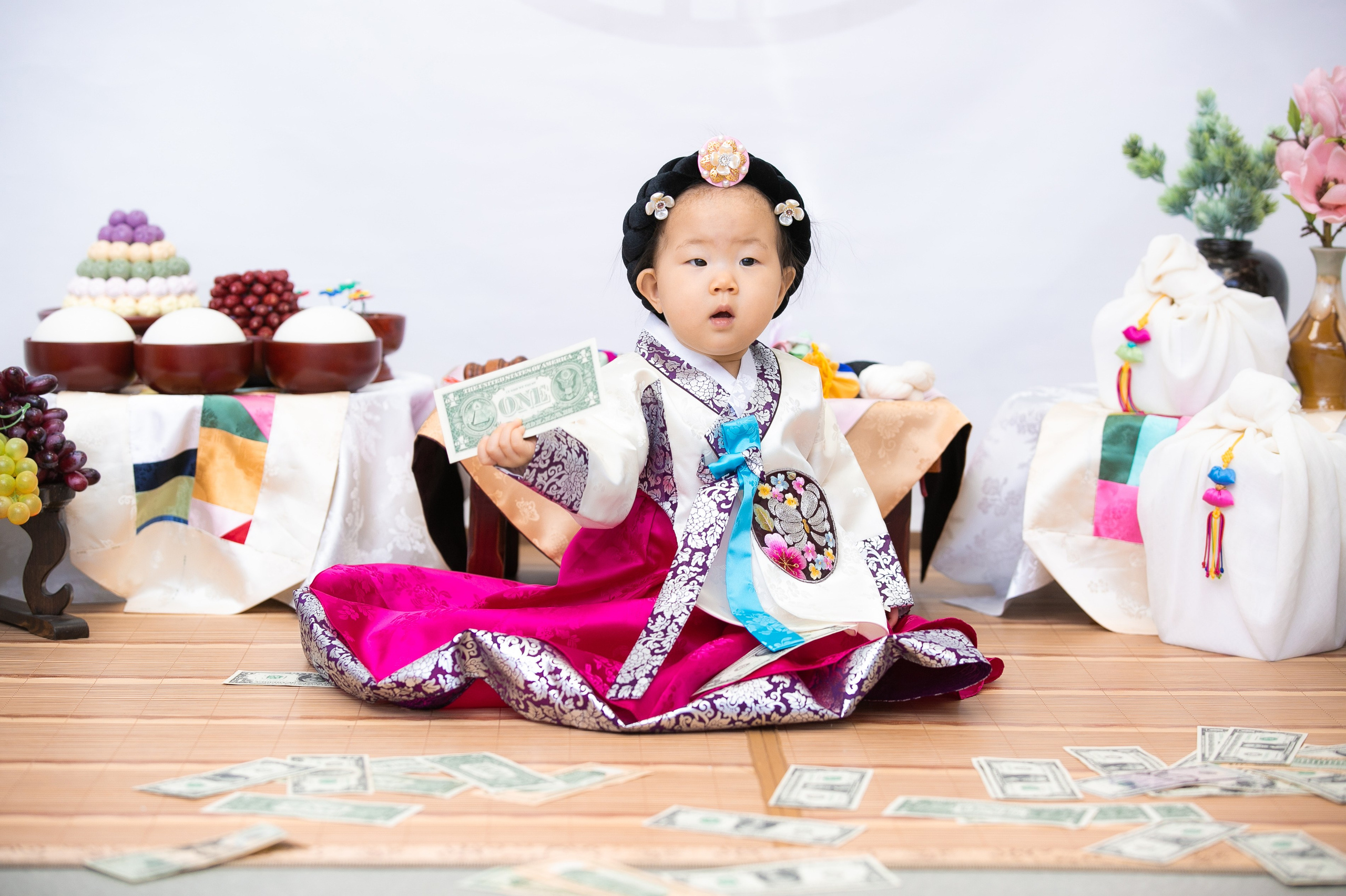 첫돌 Утренняя церемония (малыши). «Инбок» Фото студия