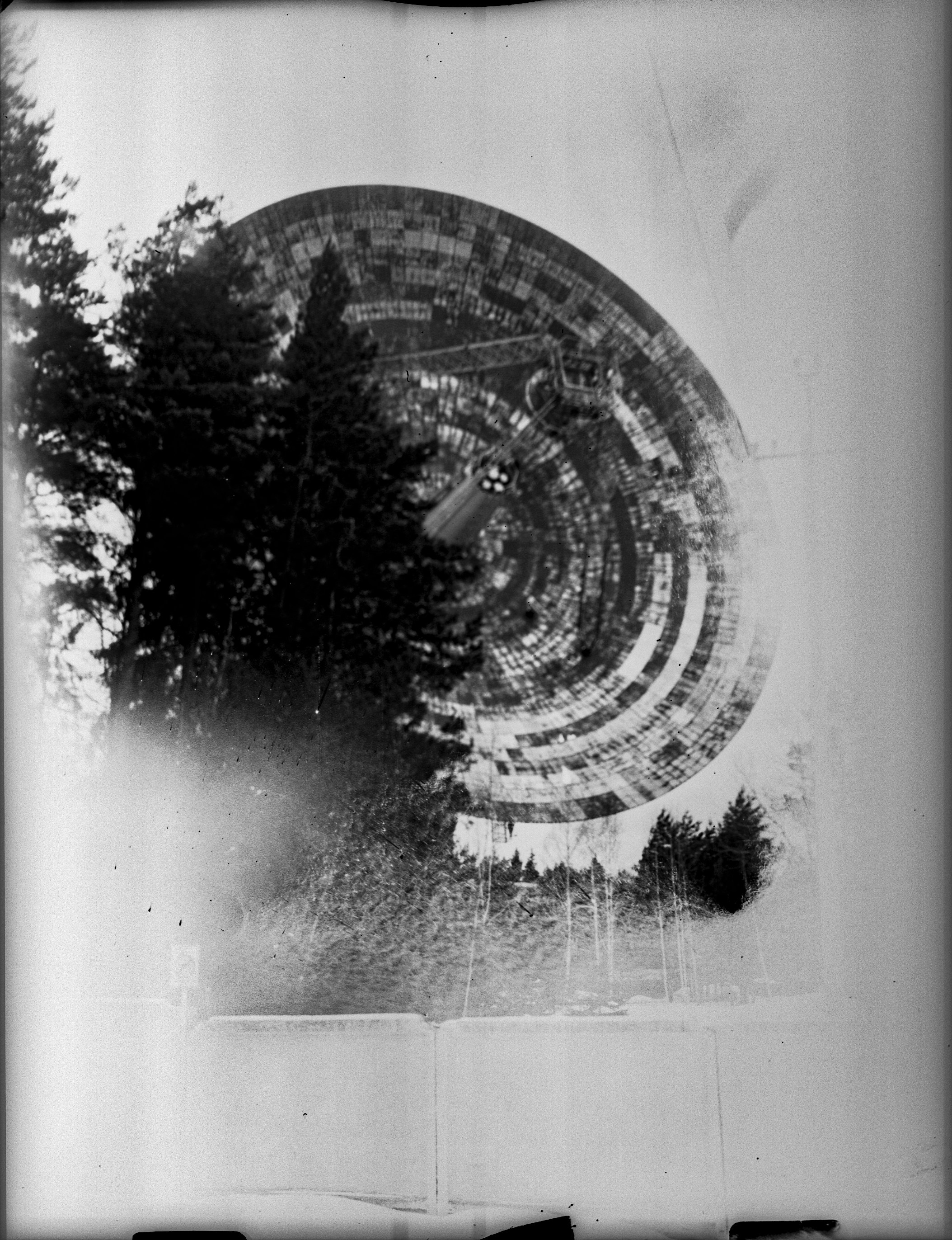 Glass plates. Darkroom aesthetics