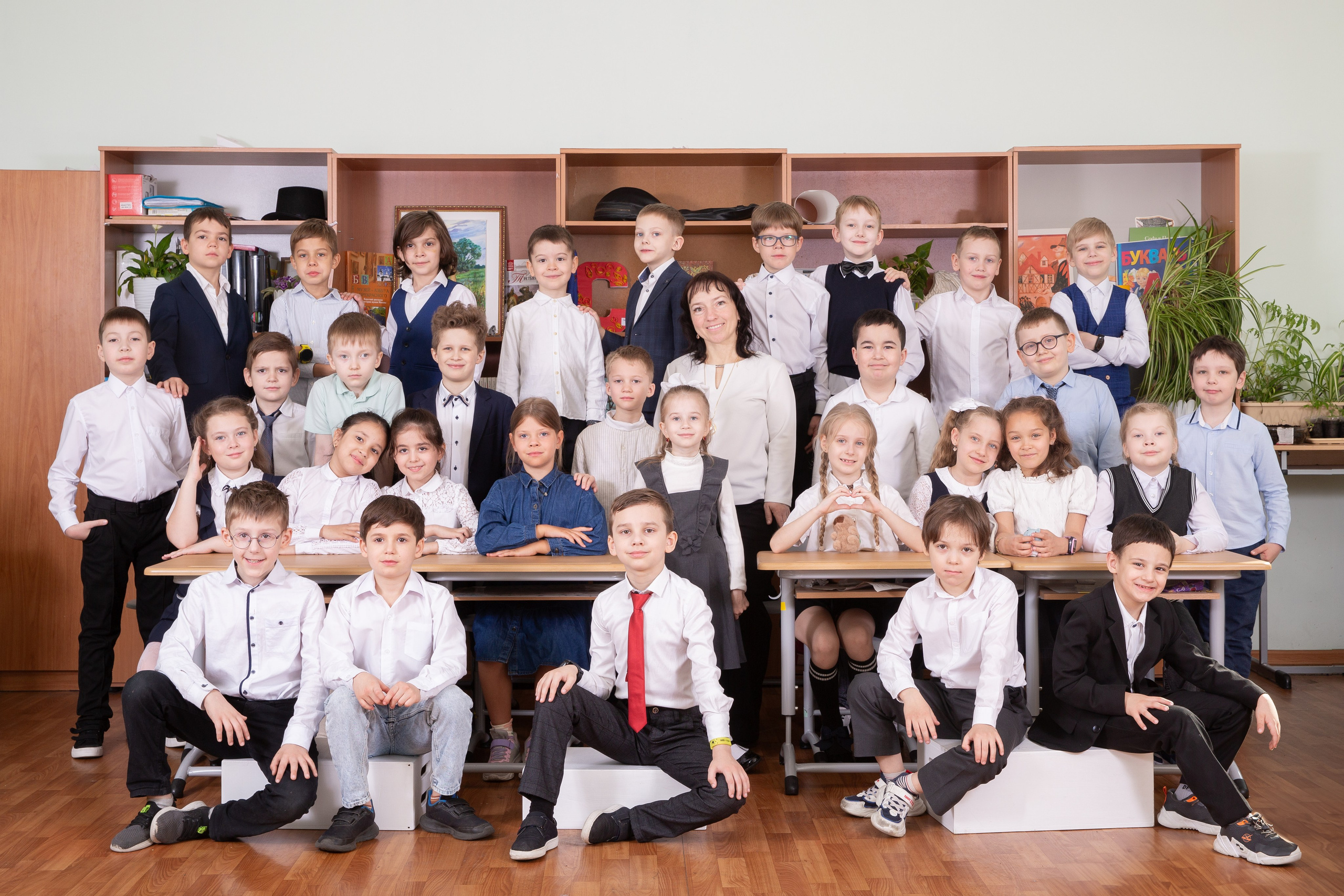 Общее фото в школе. Фотограф Дарья Нагайцева