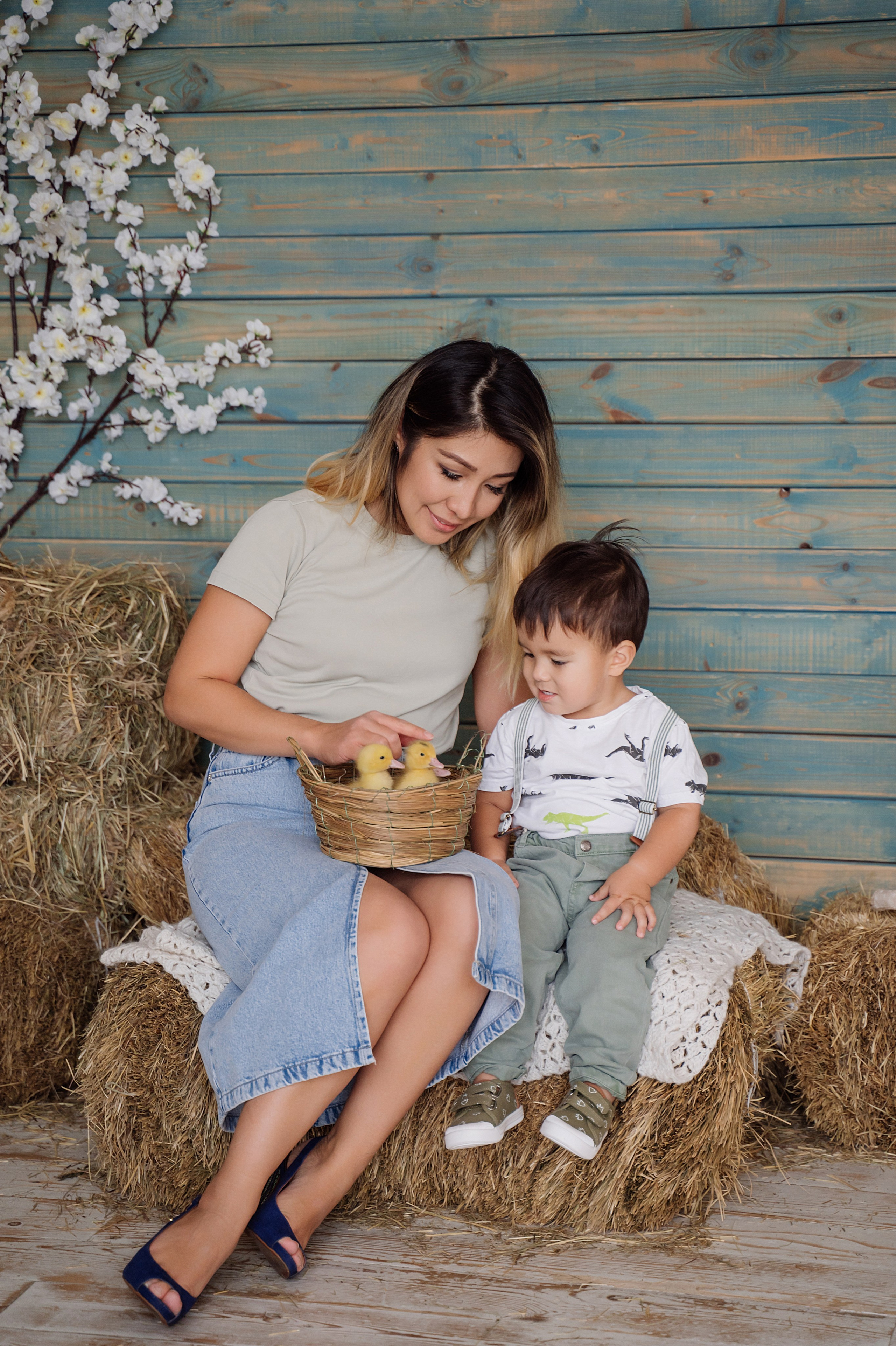 Семейная фотосессия с уточками