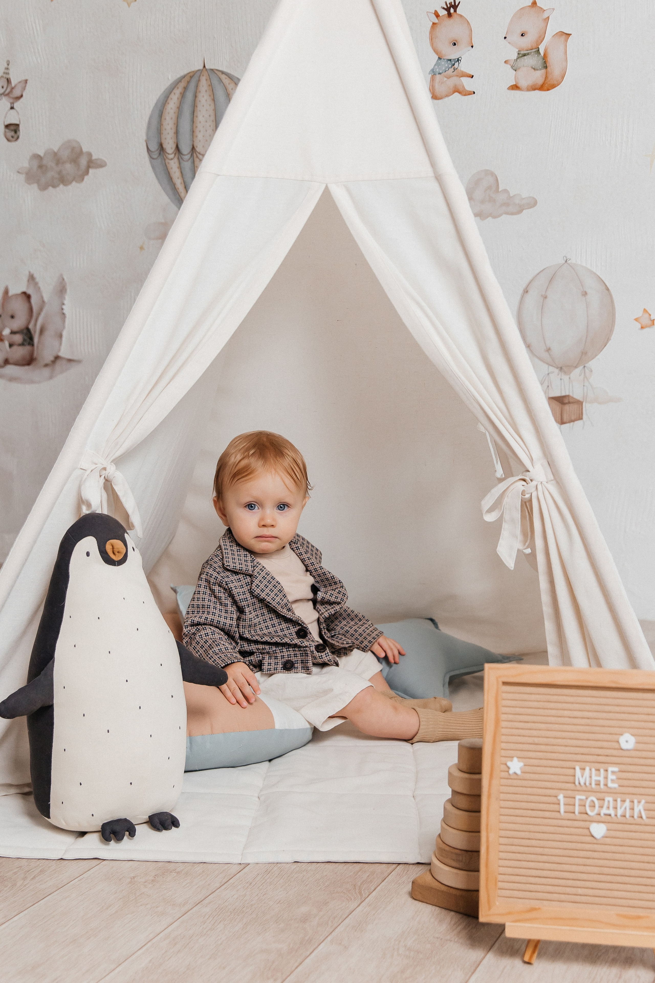 Фотосессия на 1 годик, детская фотостудия Кемерово