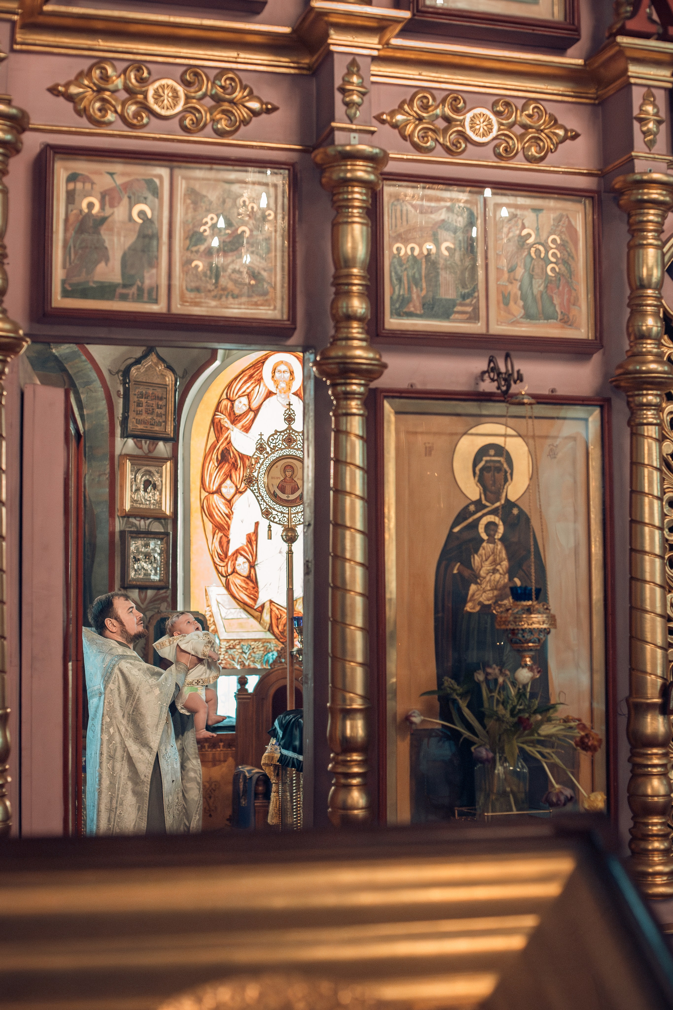 Крещение Даниила | Храм Смоленской иконы Божией Матери. Фотограф на венчание, крещение в Москве| Ивантеевке| Пушкино