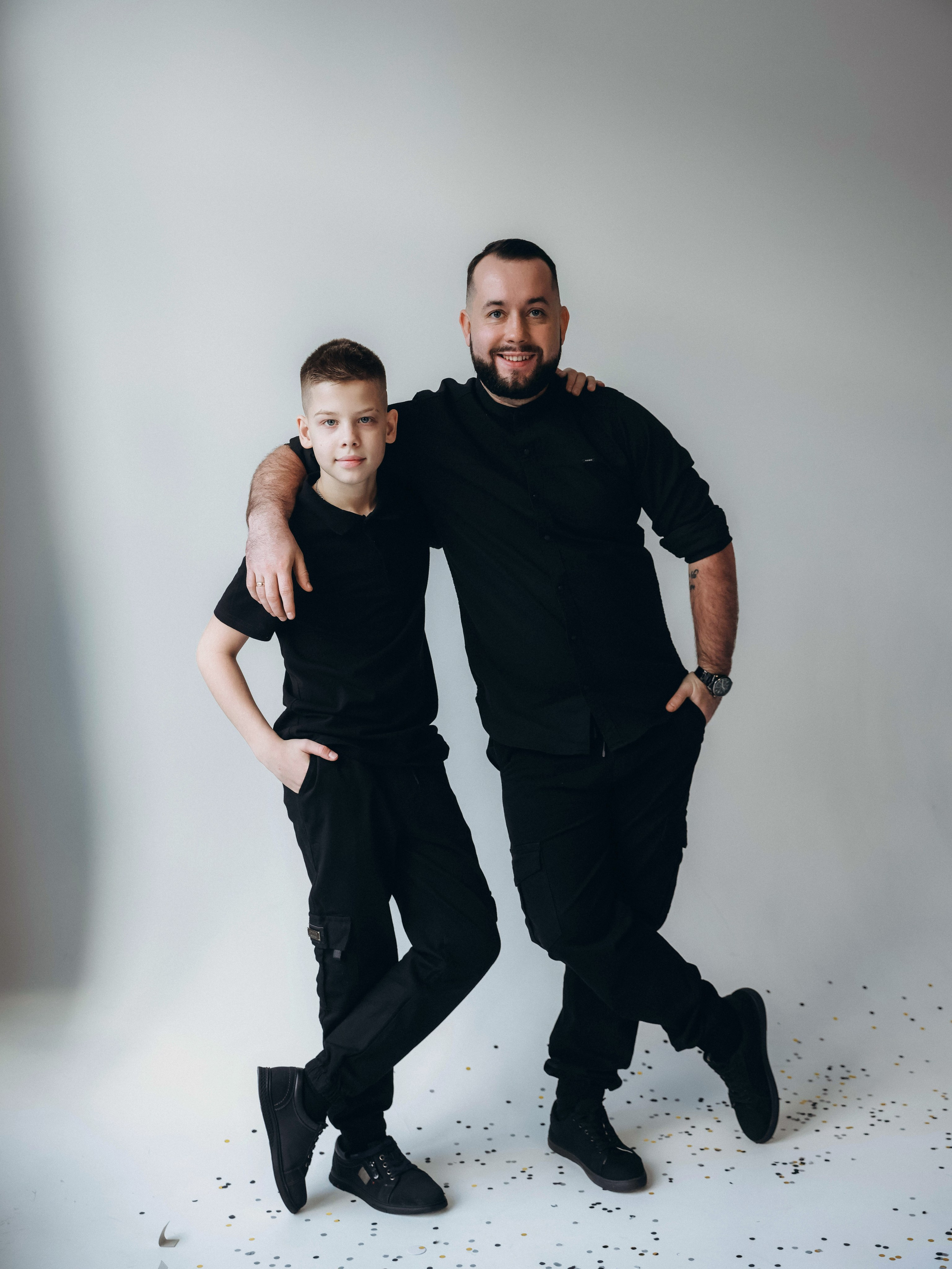 Семейная фотосессия in Black. Мультифотограф Динара Ахмедзянова