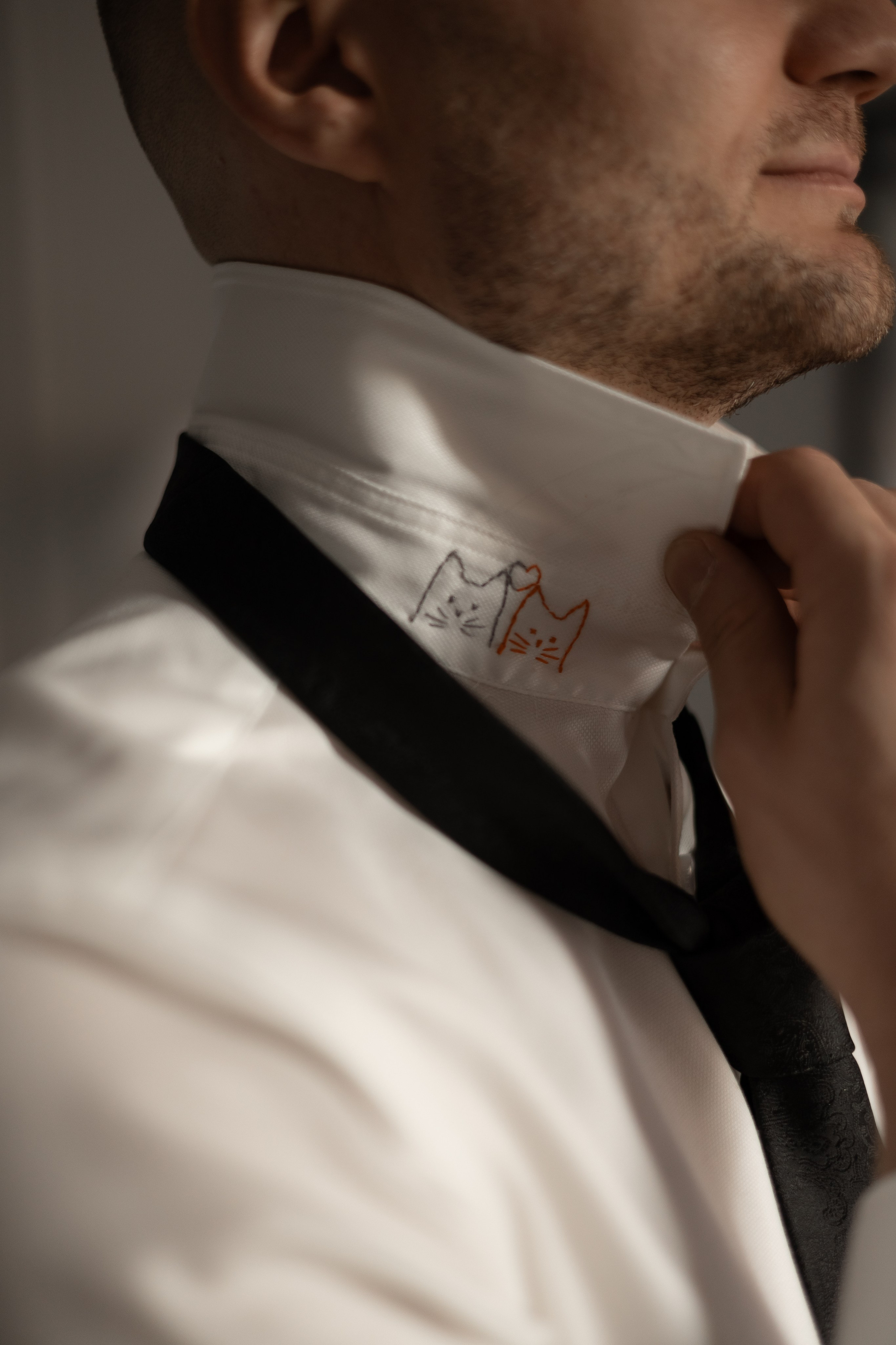 Серая кошка и рыжий кот. Свадебный и семейный фотограф Арина Кулёва