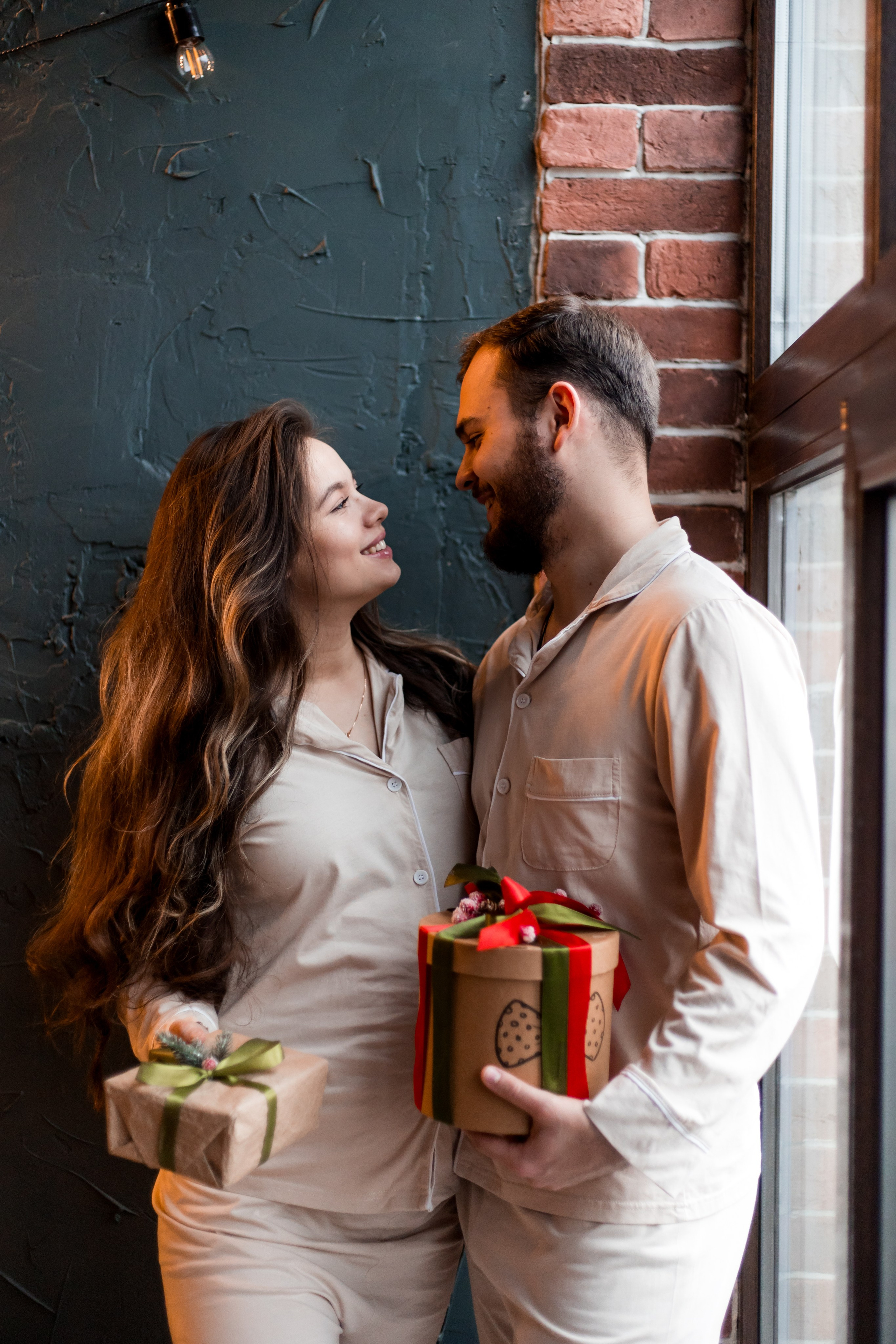 Новогодние Мира и Дима. Фотограф в Петербурге