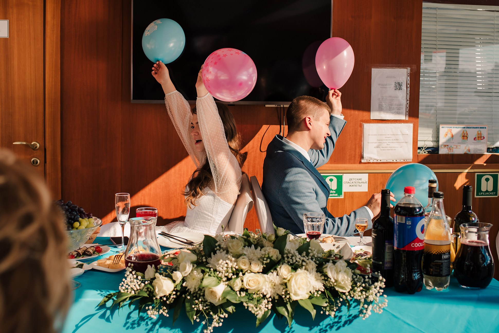 Юля и Андрей. Банкет на воде. Семейный и Свадебный фотограф. Санкт-Петербург. Пушкин