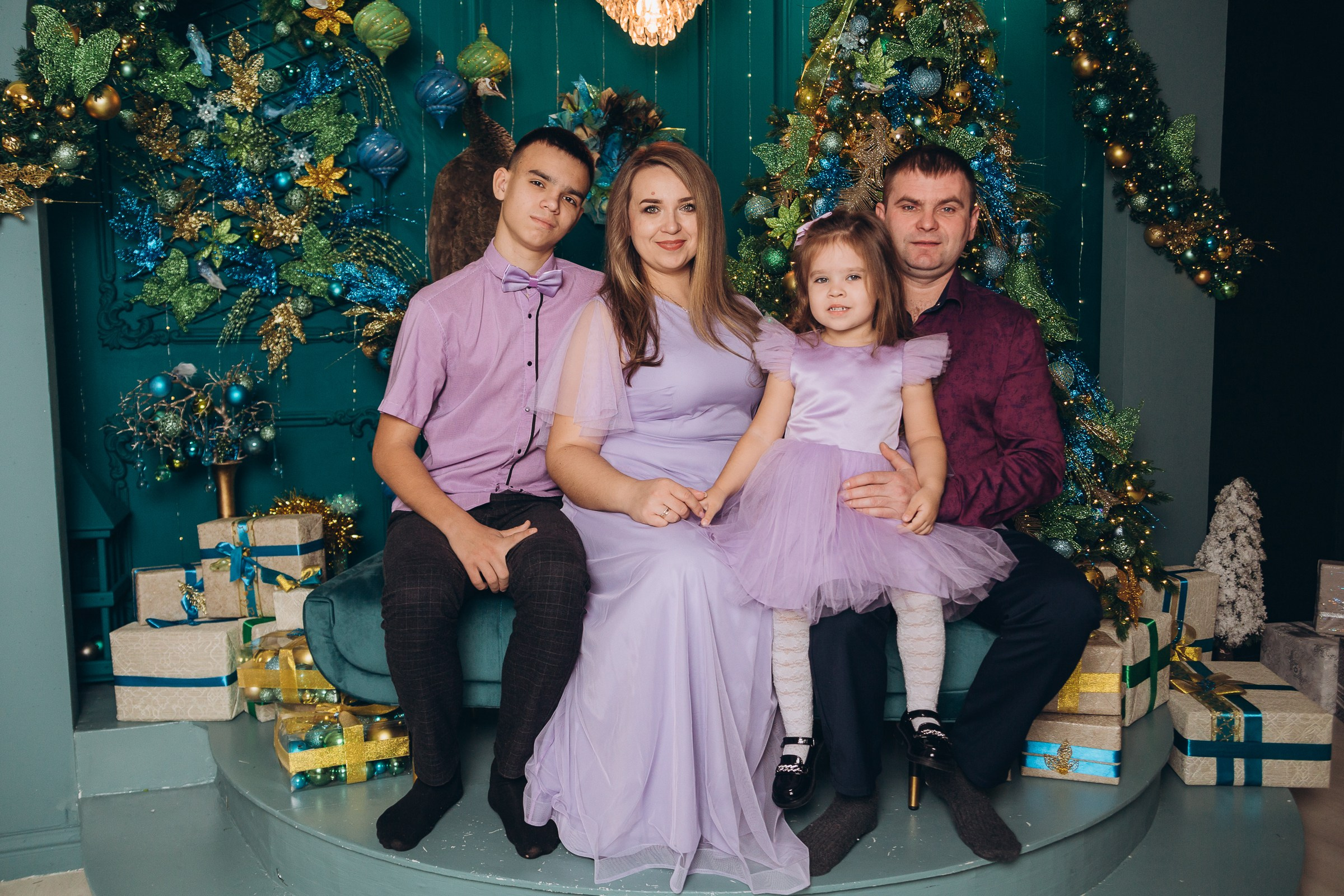 Галина, Николай, Данил и Настя. Свадебный и семейный фотограф в Новосибирске Дарья Кель