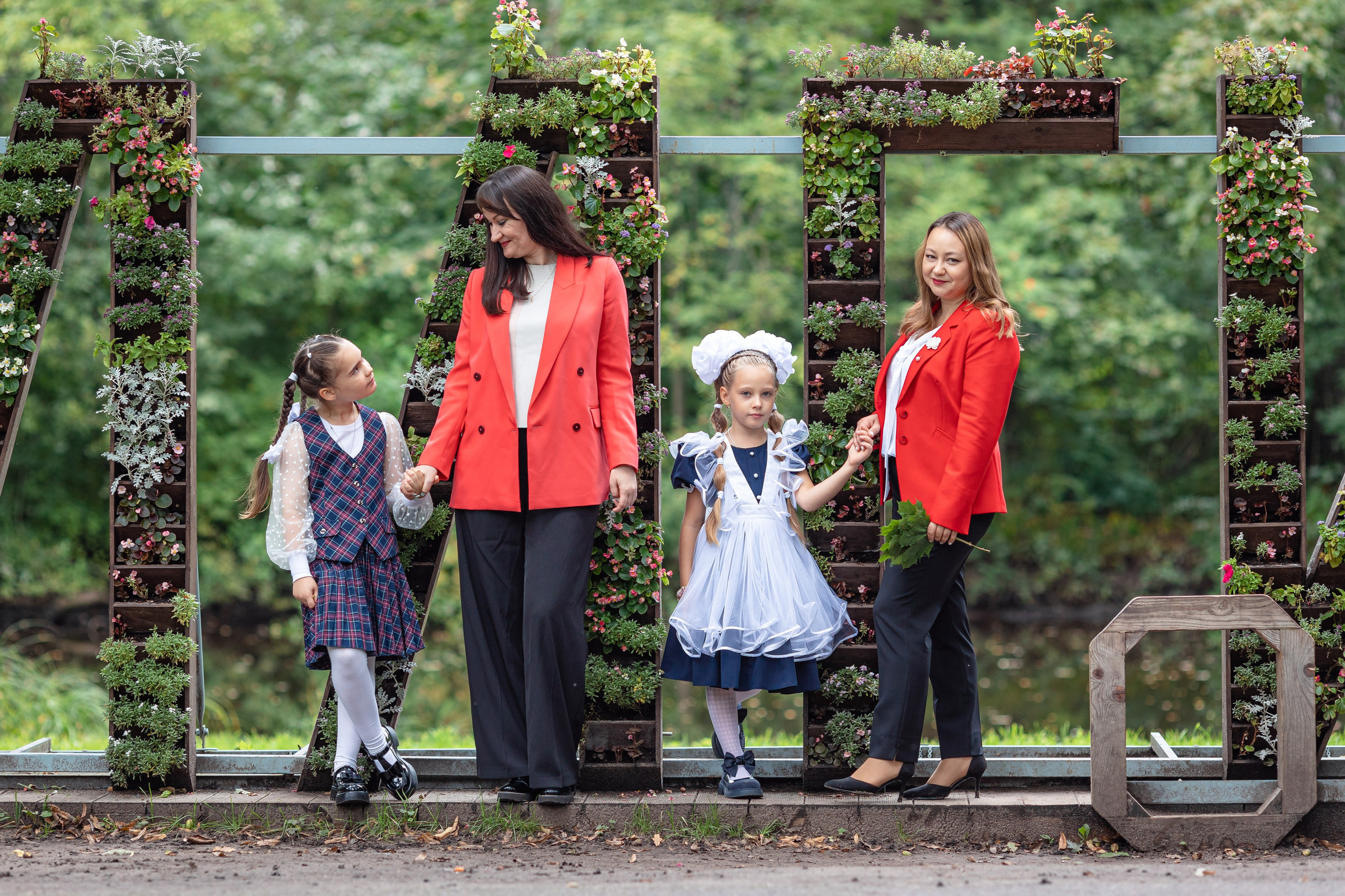 Семейная фотосессия 1-го сентября. Ирина Носова - семейный и детский фотограф