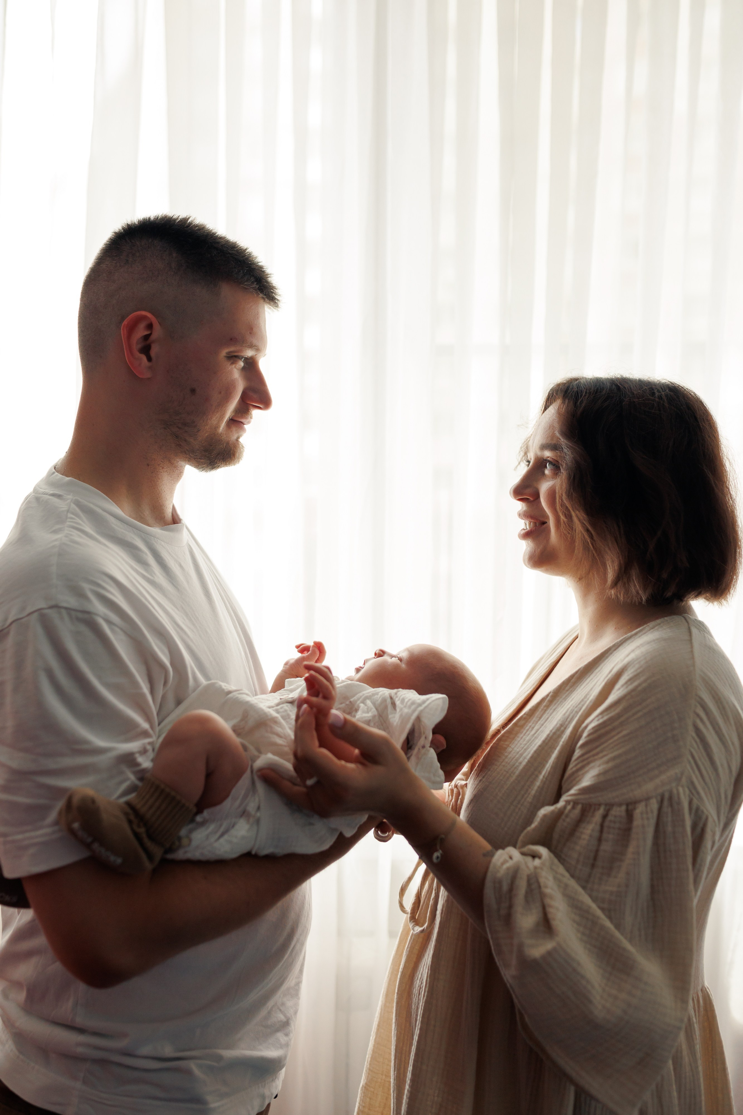Семейная фотосессия для новорожденного. Фотограф Валерия Горбунова Подольск Бутово Видное Щербинка