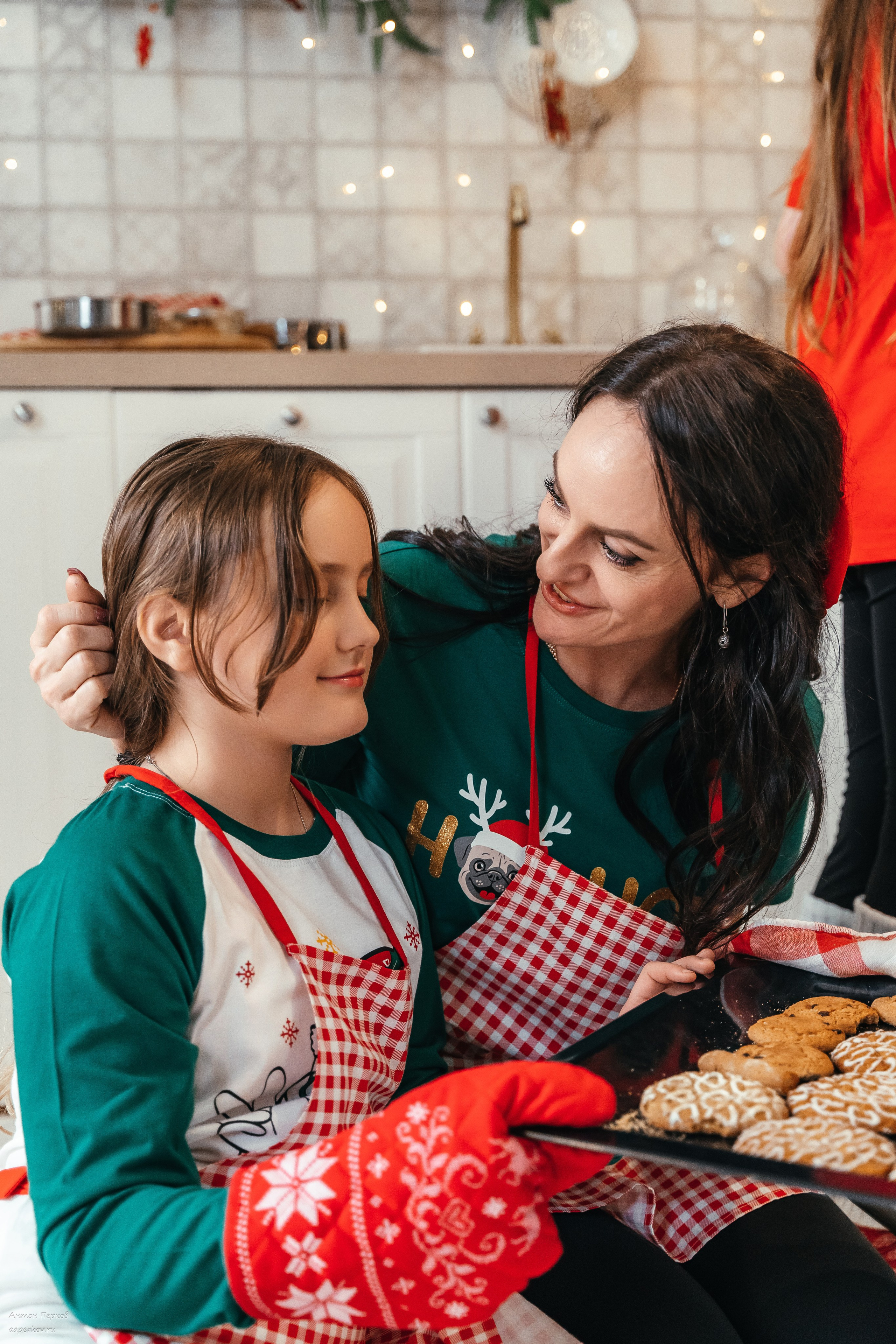 Семейная новогодняя съемка. Фотограф Антон Перков