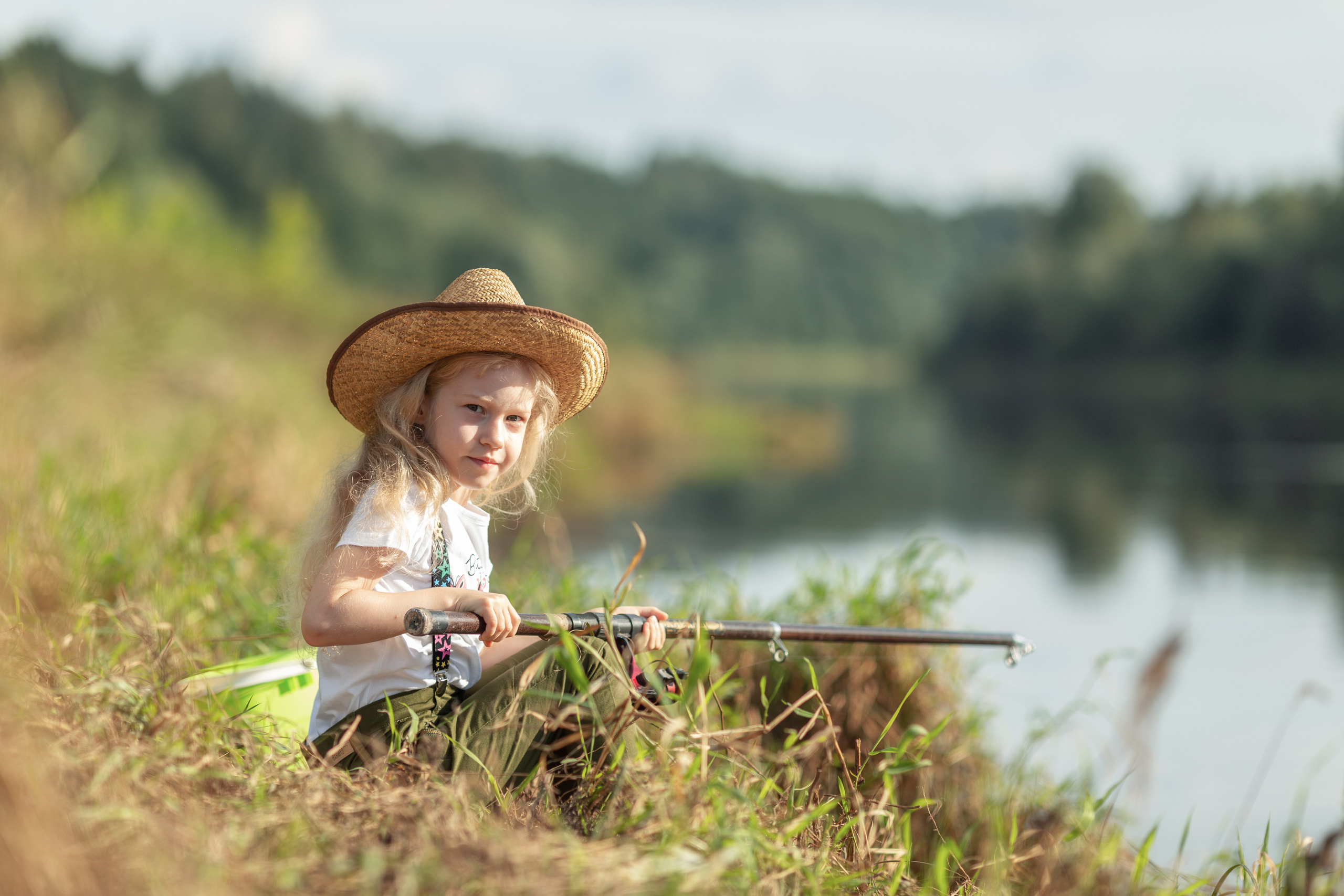 Кира. Вечерняя рыбалка. Актерское и модельное портфолио. Фотограф в Москве Екатерина Коломеец