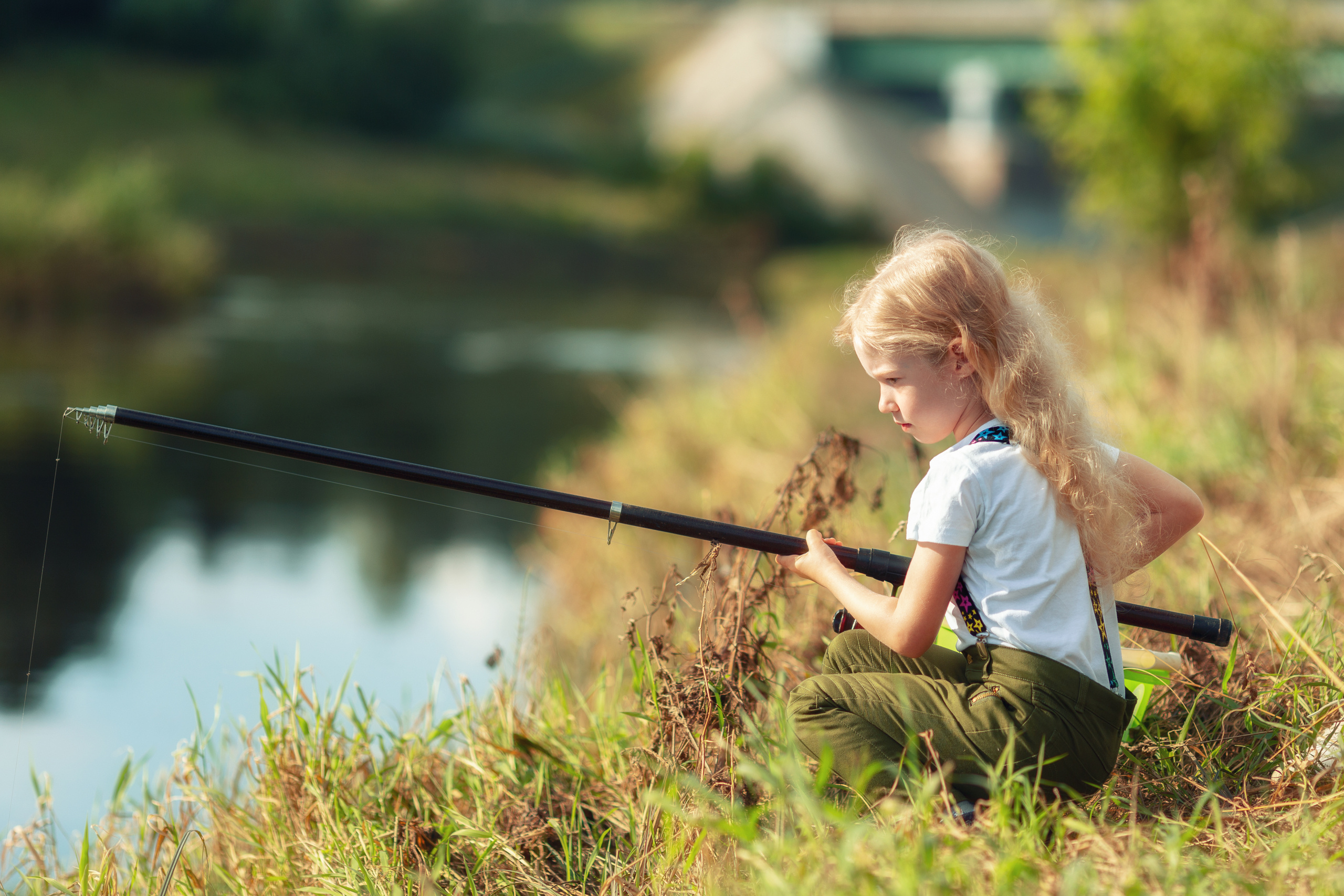 Кира. Вечерняя рыбалка. Актерское и модельное портфолио. Фотограф в Москве Екатерина Коломеец