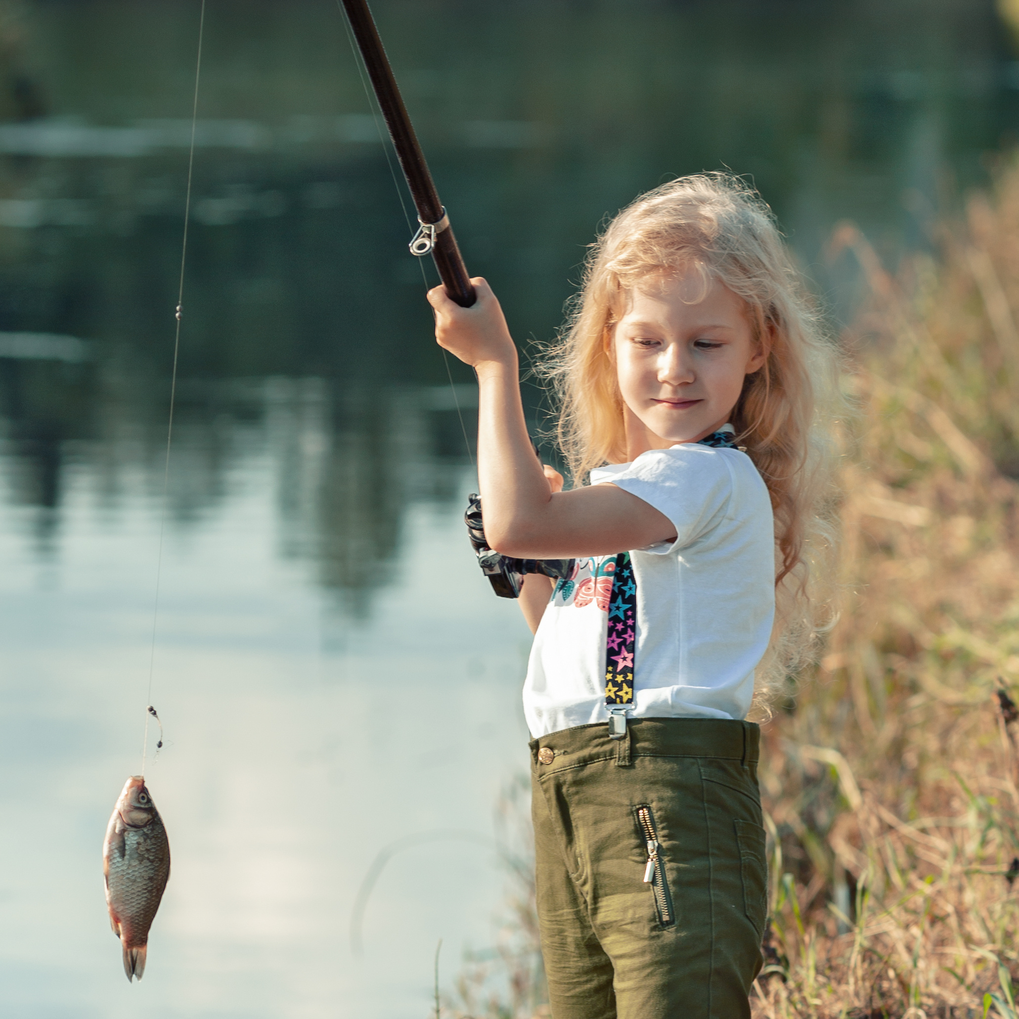 Кира. Вечерняя рыбалка. Актерское и модельное портфолио. Фотограф в Москве Екатерина Коломеец