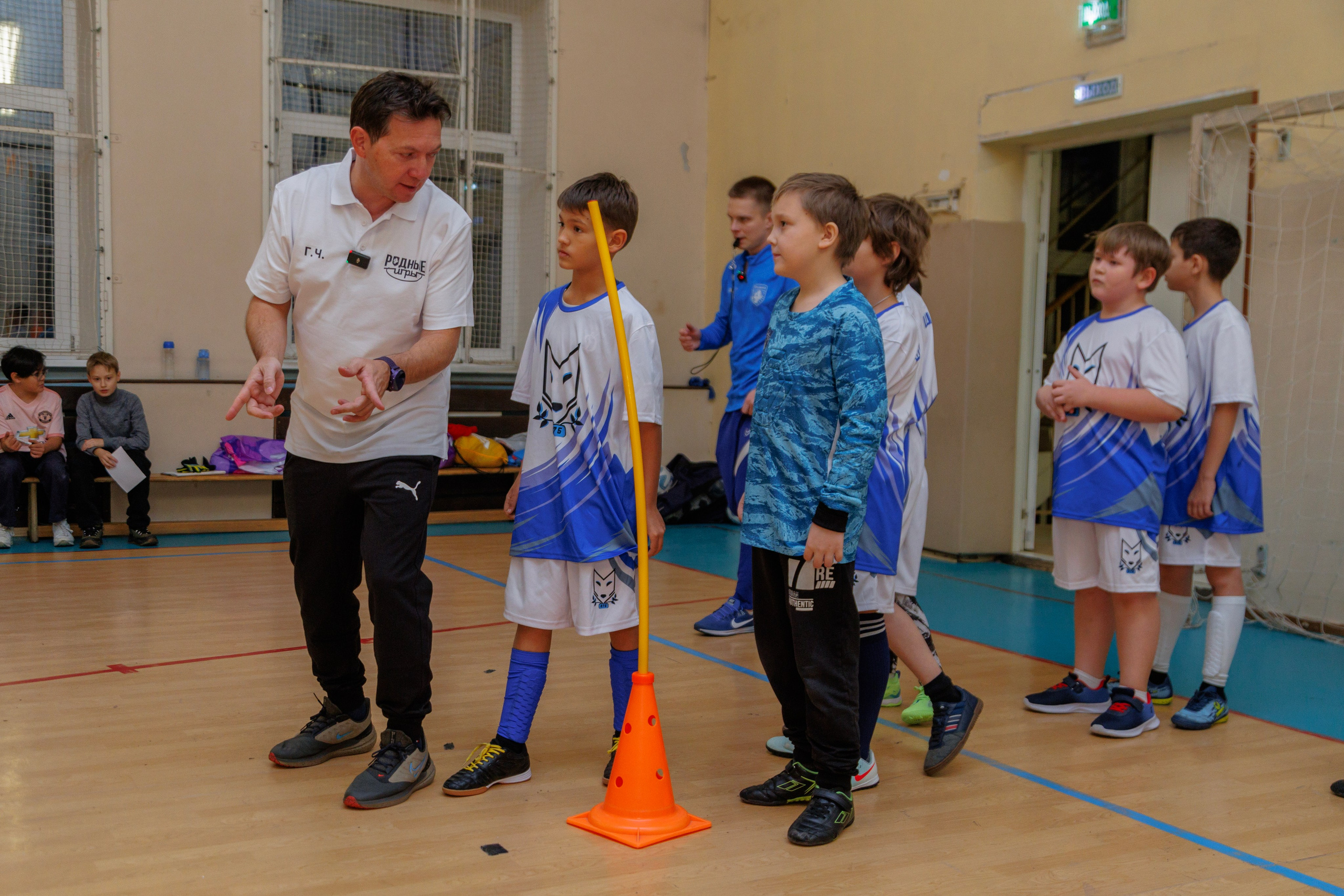 ТРЕНИРОВКА ГЕОРГИЯ ЧЕРДАНЦЕВА С МОСКОВСКИМИ ШКОЛЬНИКАМИ В РАМКАХ ПРОЕКТА «РОДНЫЕ ИГРЫ». Artem Zenin Photography