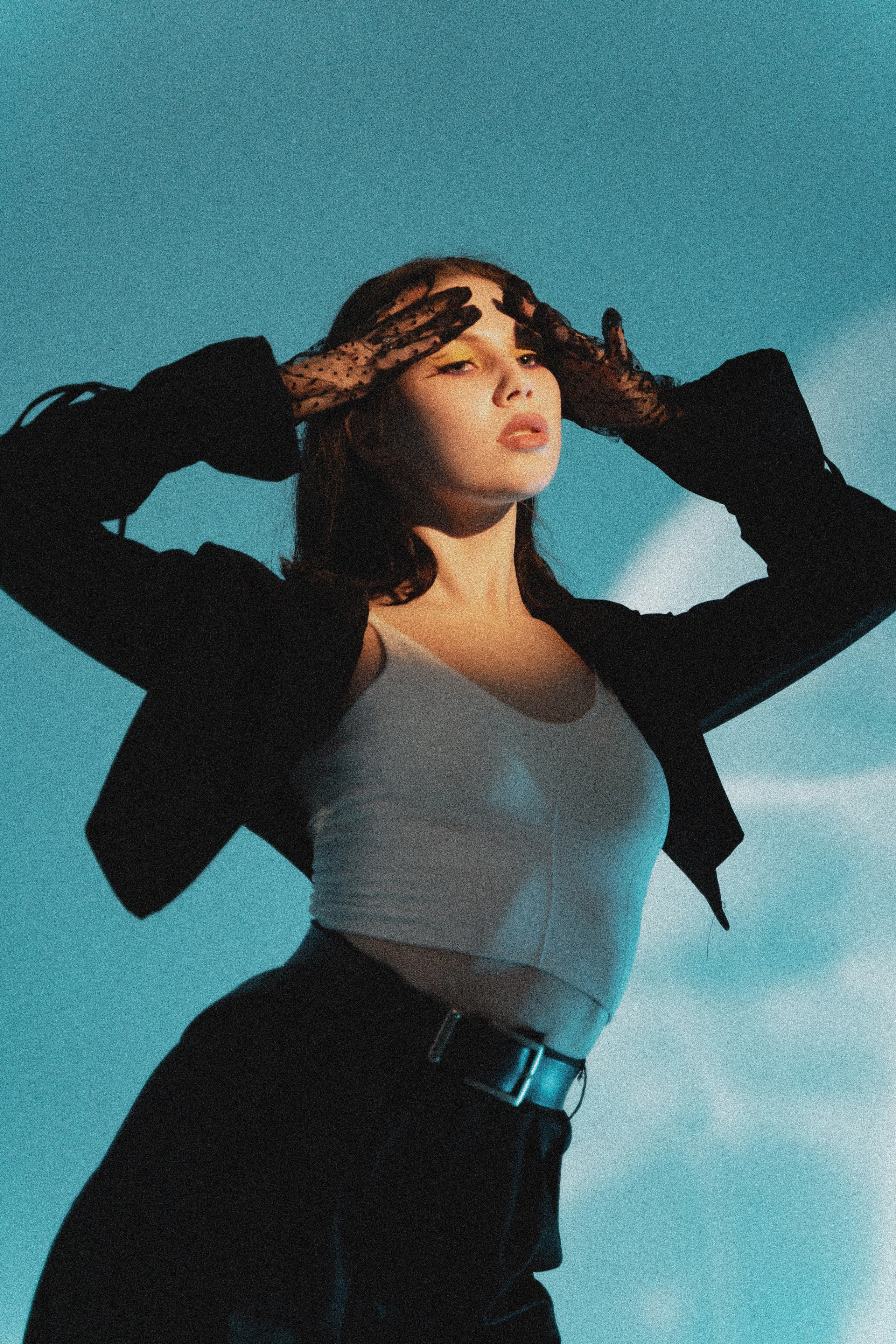 Цветной свет и Соня. Фотограф Надежда Погребняк | Рязань | Москва