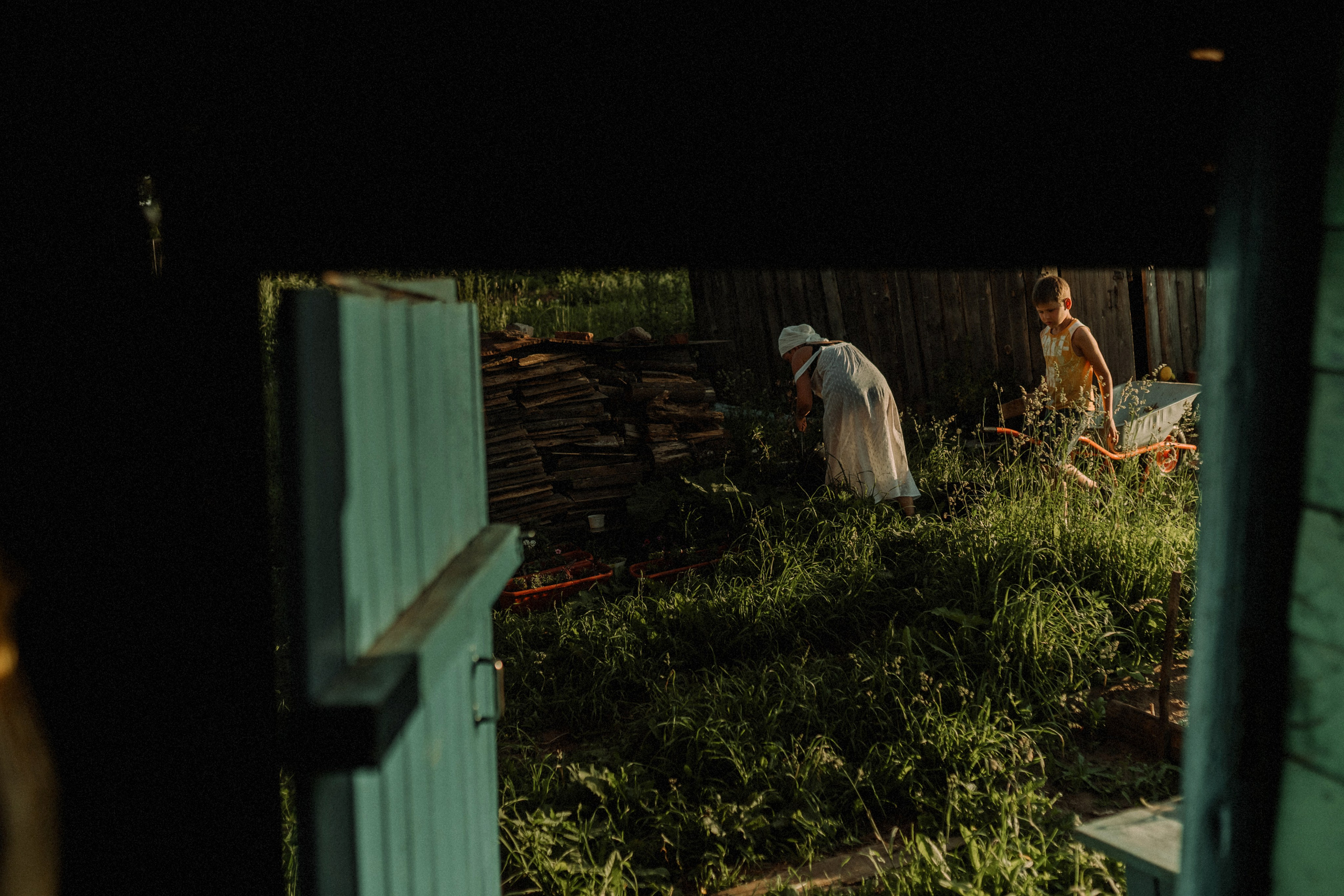 Один день в деревне