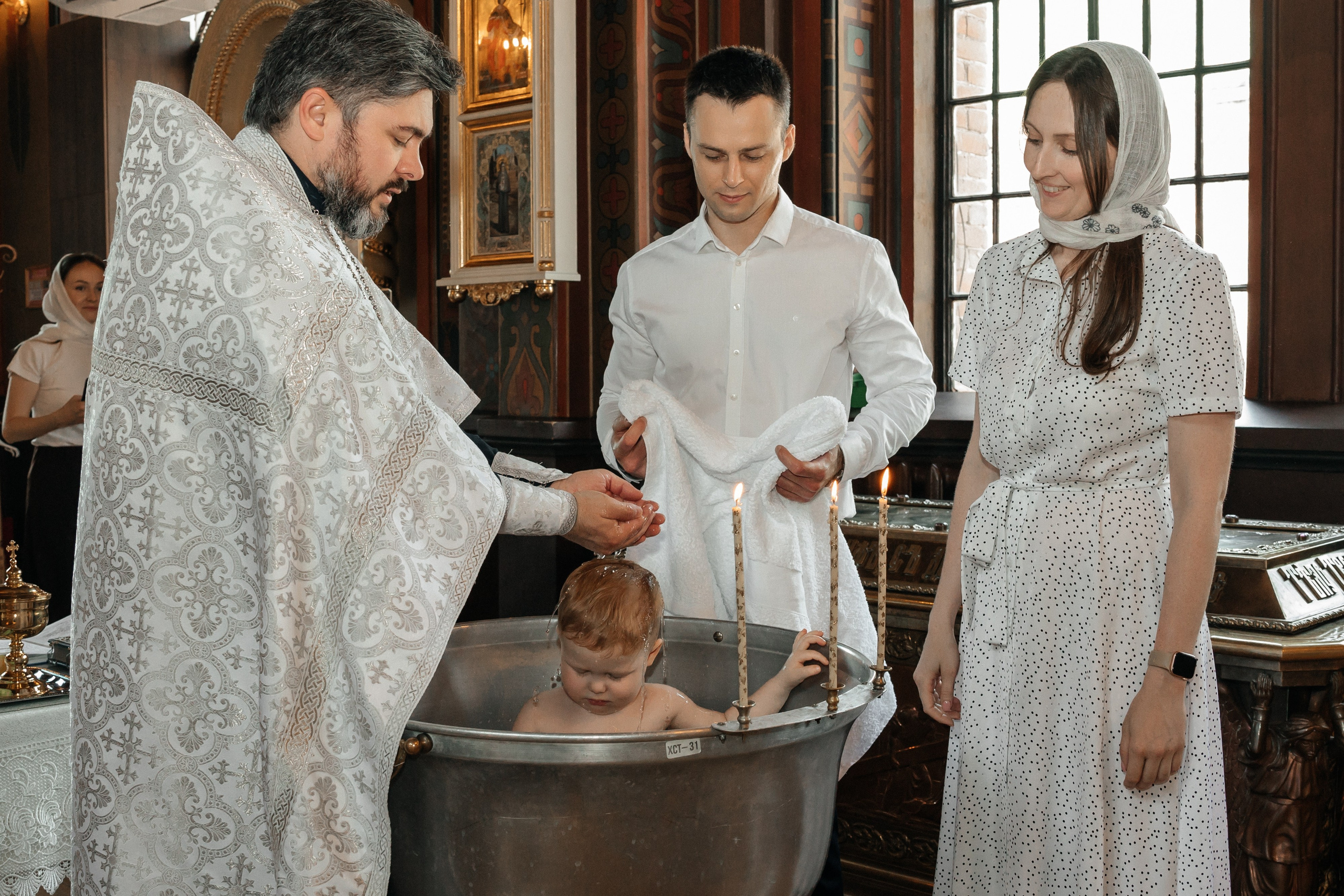 Крещение София и Сережа. Фотограф Краснодар