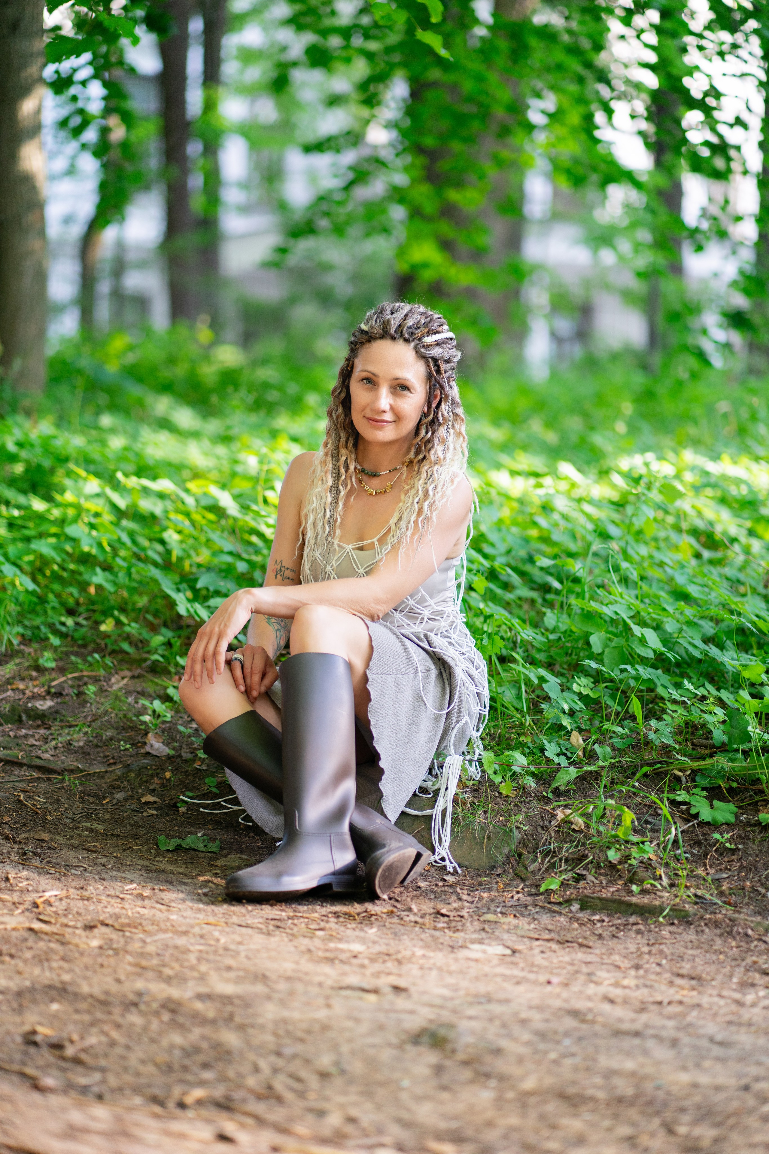 Анна —лесная нимфа. Фотограф Светлана Белоусова