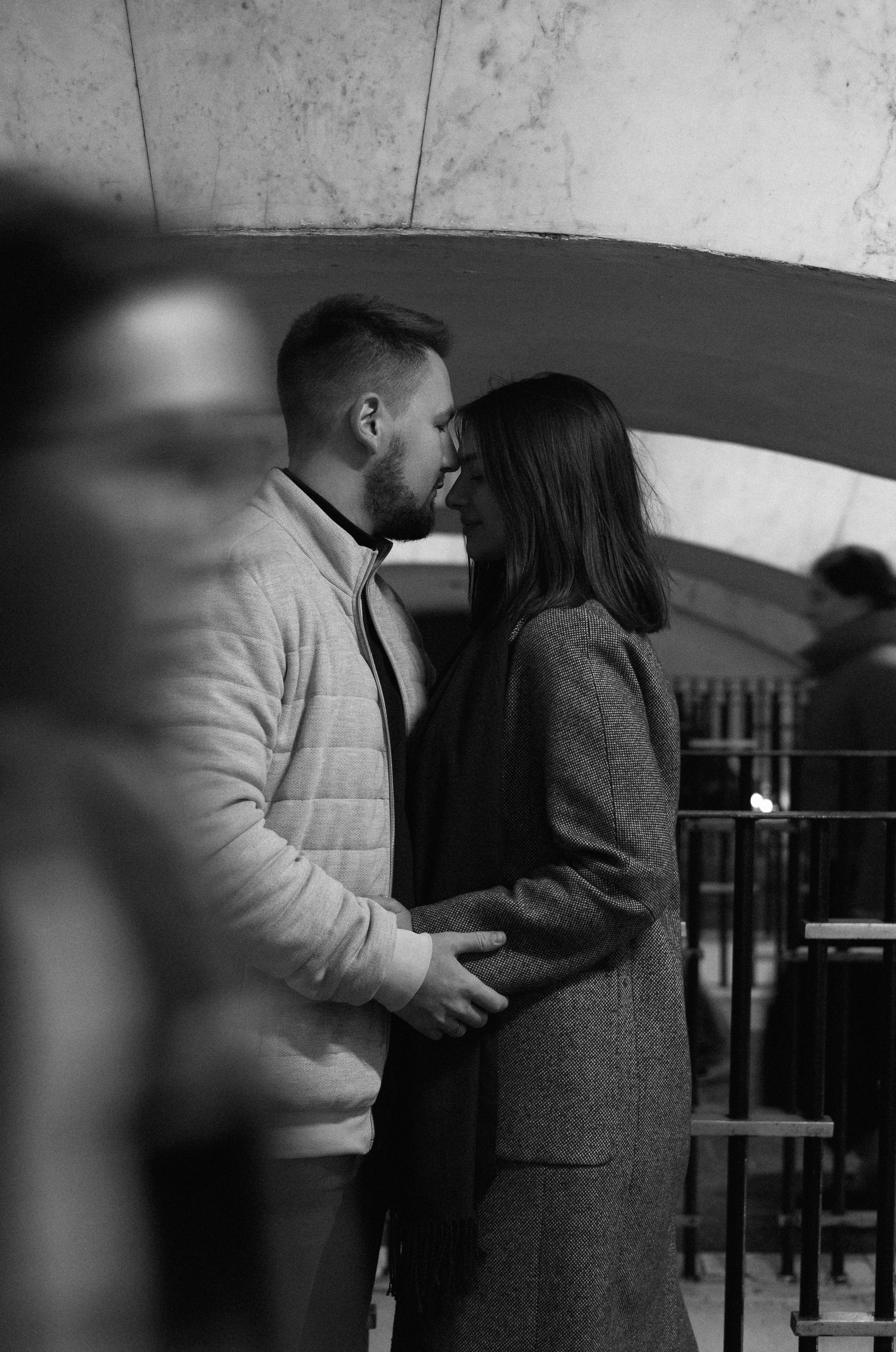 Вероника и Василий. В уютных переулках Москвы. Цифра и плёнка. Настя Оленченко, портретный/семейный фотограф на цифру и плёнку Москва