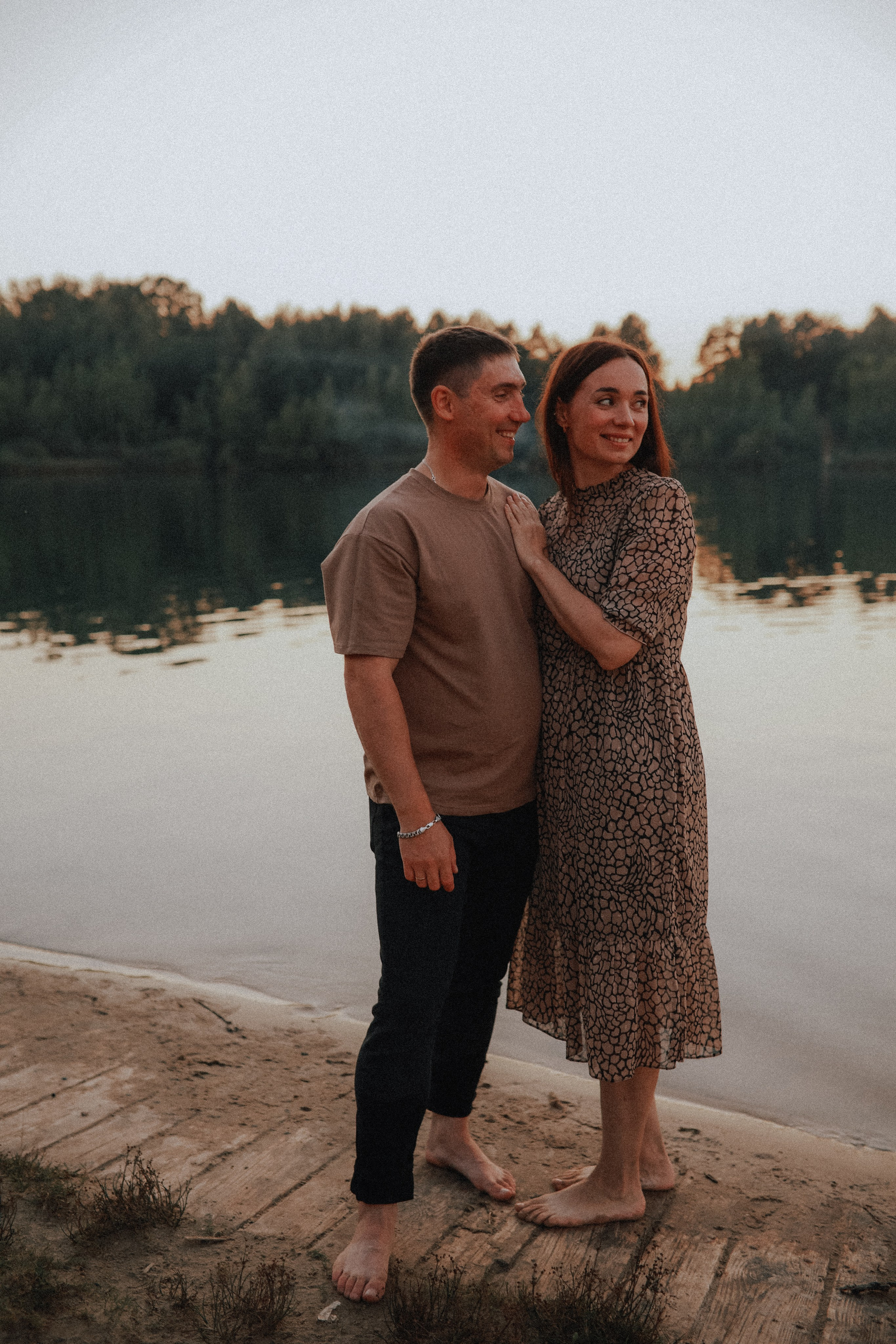 Семейная прогулка Оли и Вовы, а также малышки Есении. Семейный фотограф в Москве и Люберцах Юлия Гуськова