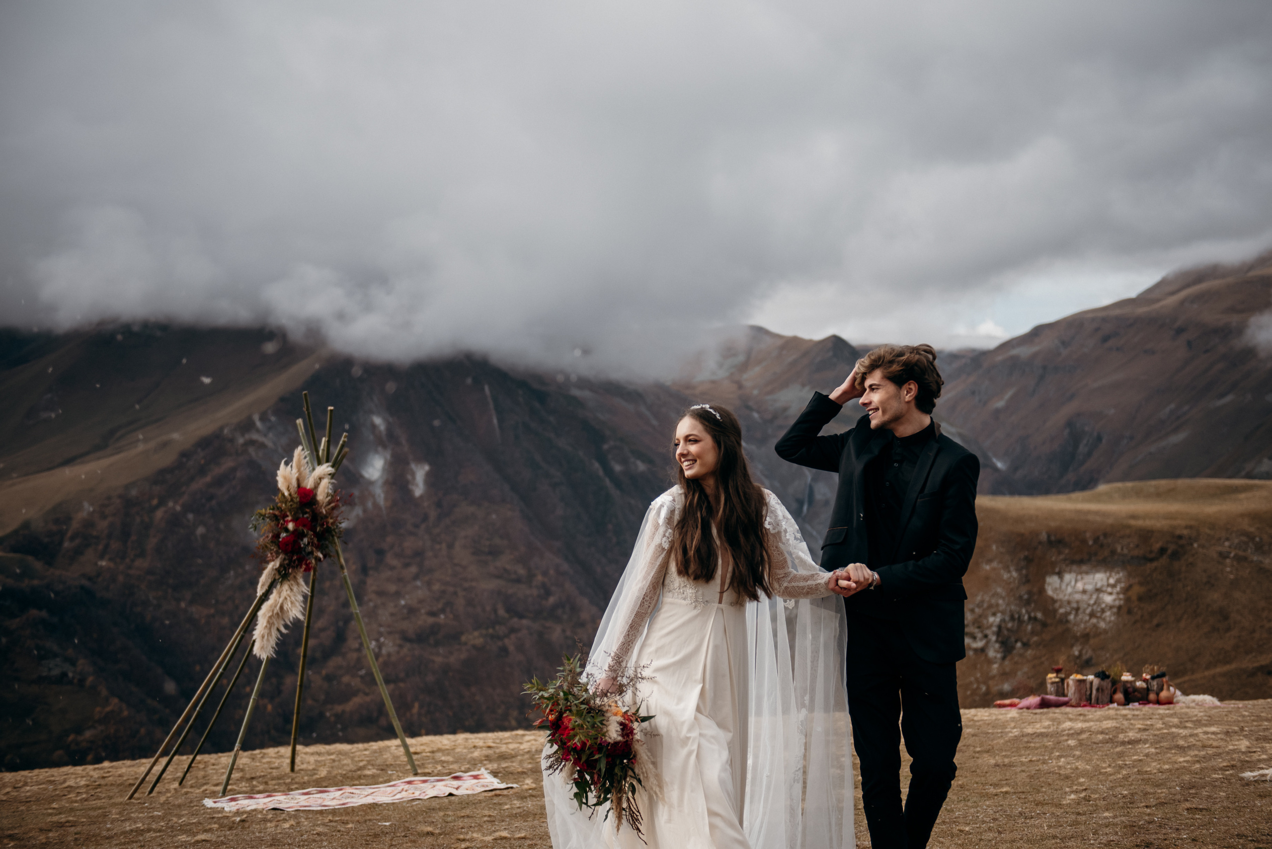 Георг и Сали, Грузия, Гудаури 2018. Свадебный фотограф Наталья Доронина