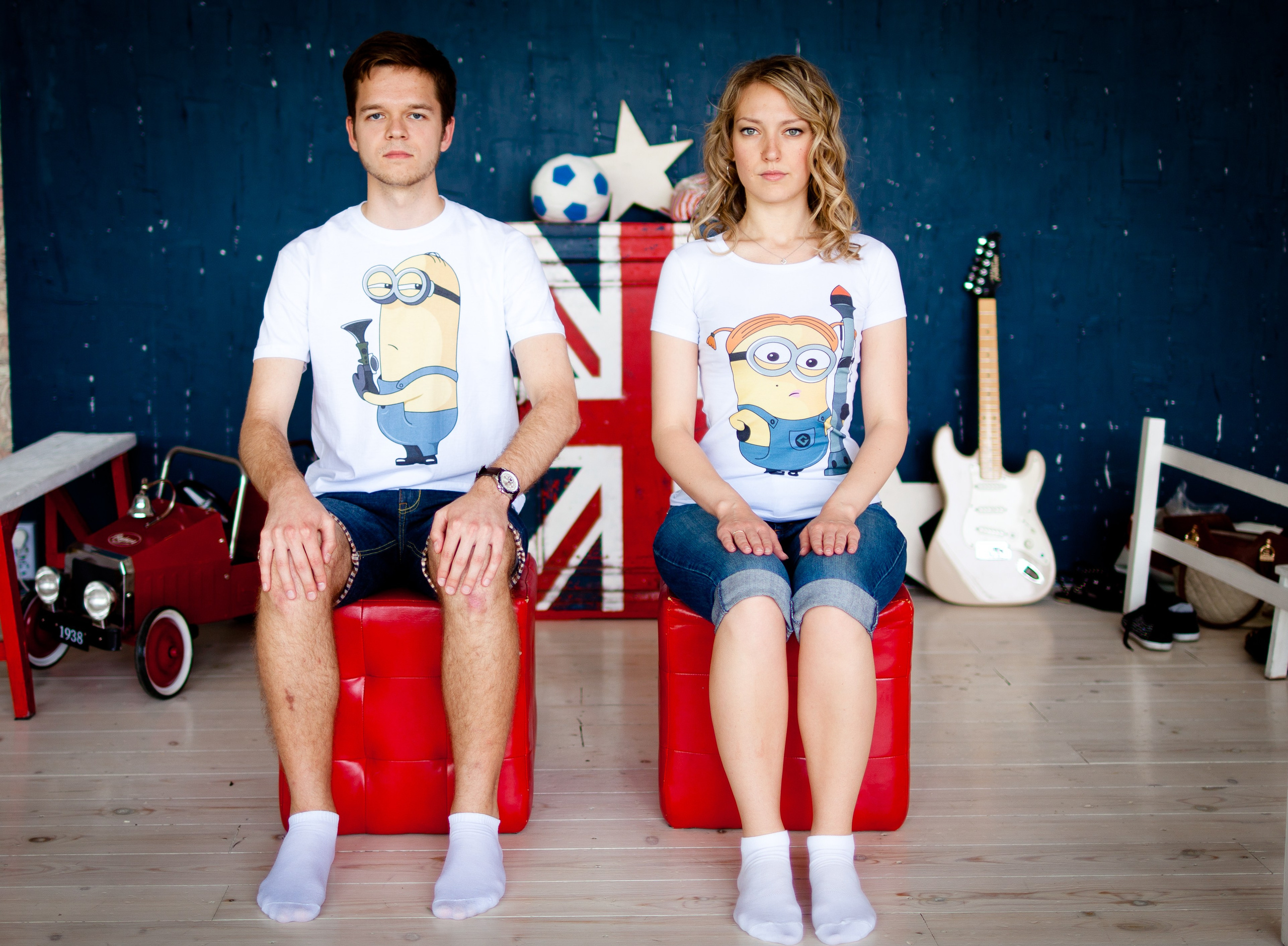 Фотосессия Димы и Сони в студии. Фотограф Денис Гавриленков в Москве