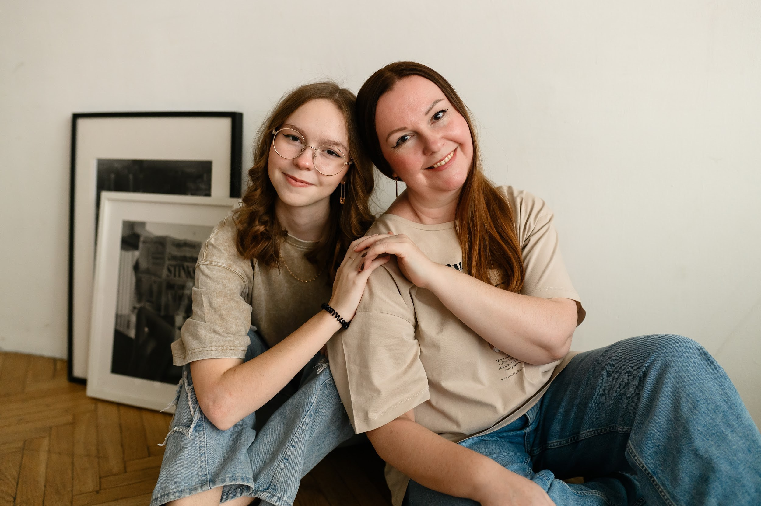 Семья. Минимализм. Фотограф Марина Росси