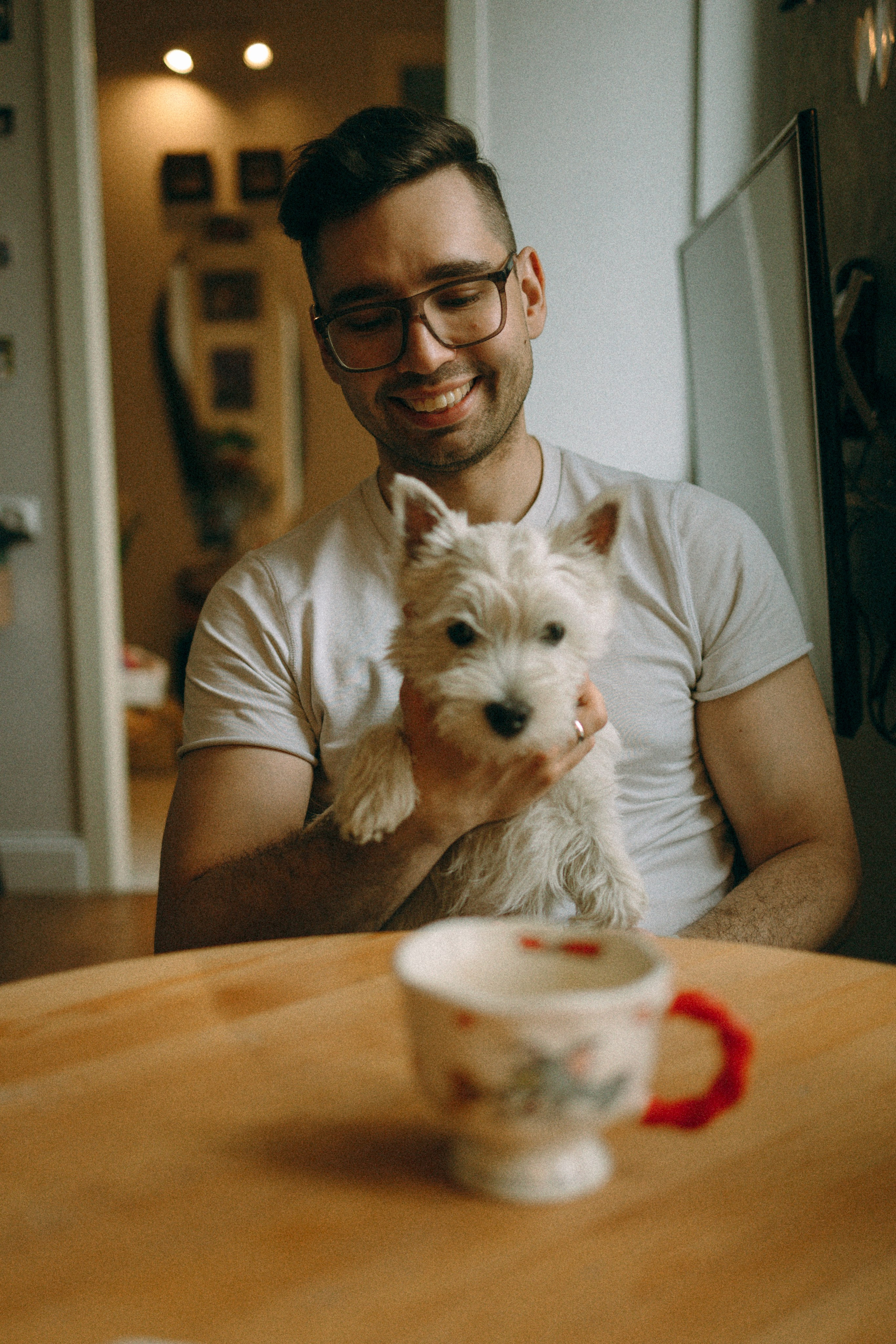 Снежуля, Мари и Саша. Фотограф анималист Анастасия Пикей